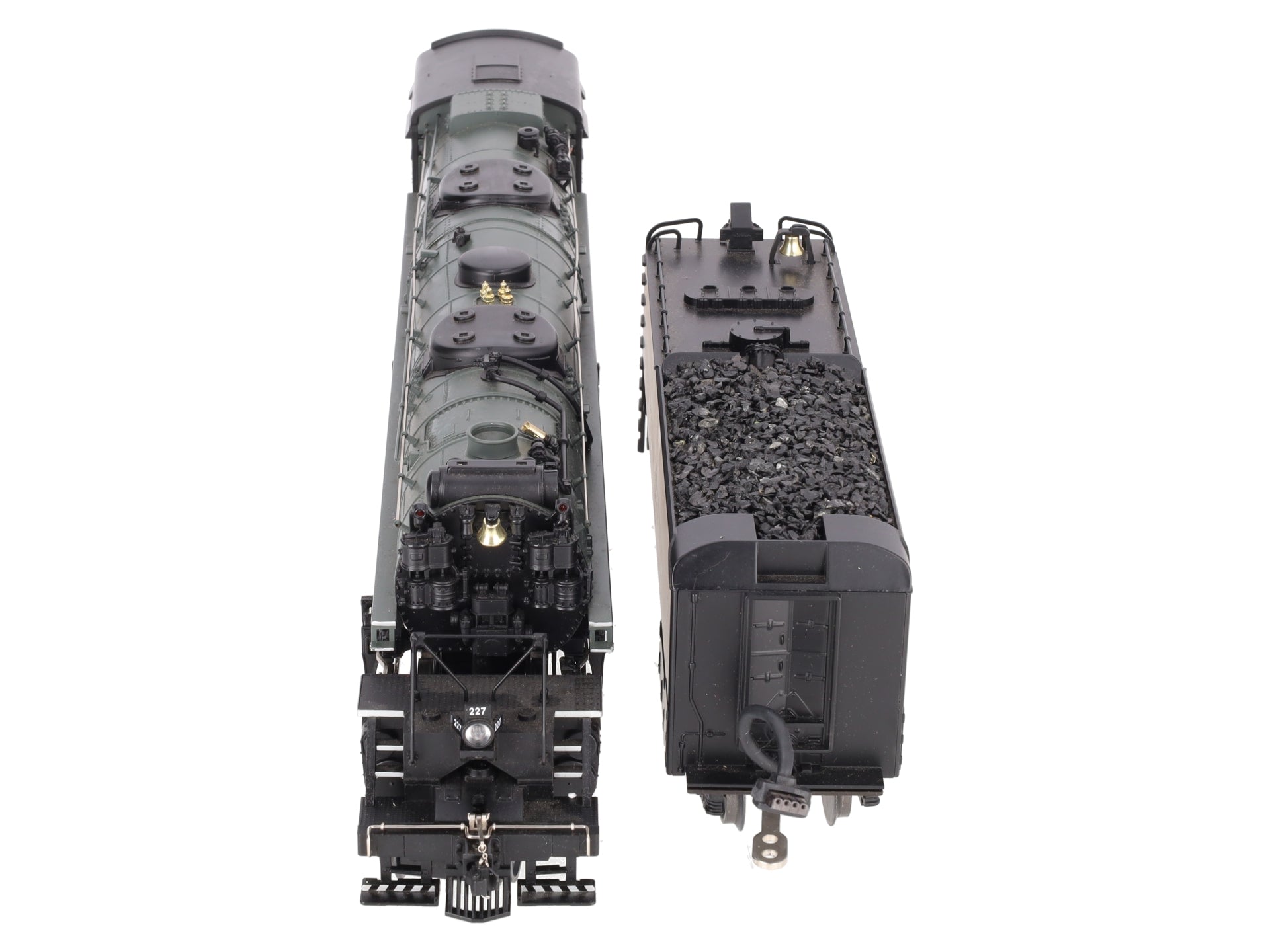 MTH 20-3030-1 O Gauge DM&IR 2-8-8-4 Yellowstone Steam Locomotive w/PS1 #227 EX/Box