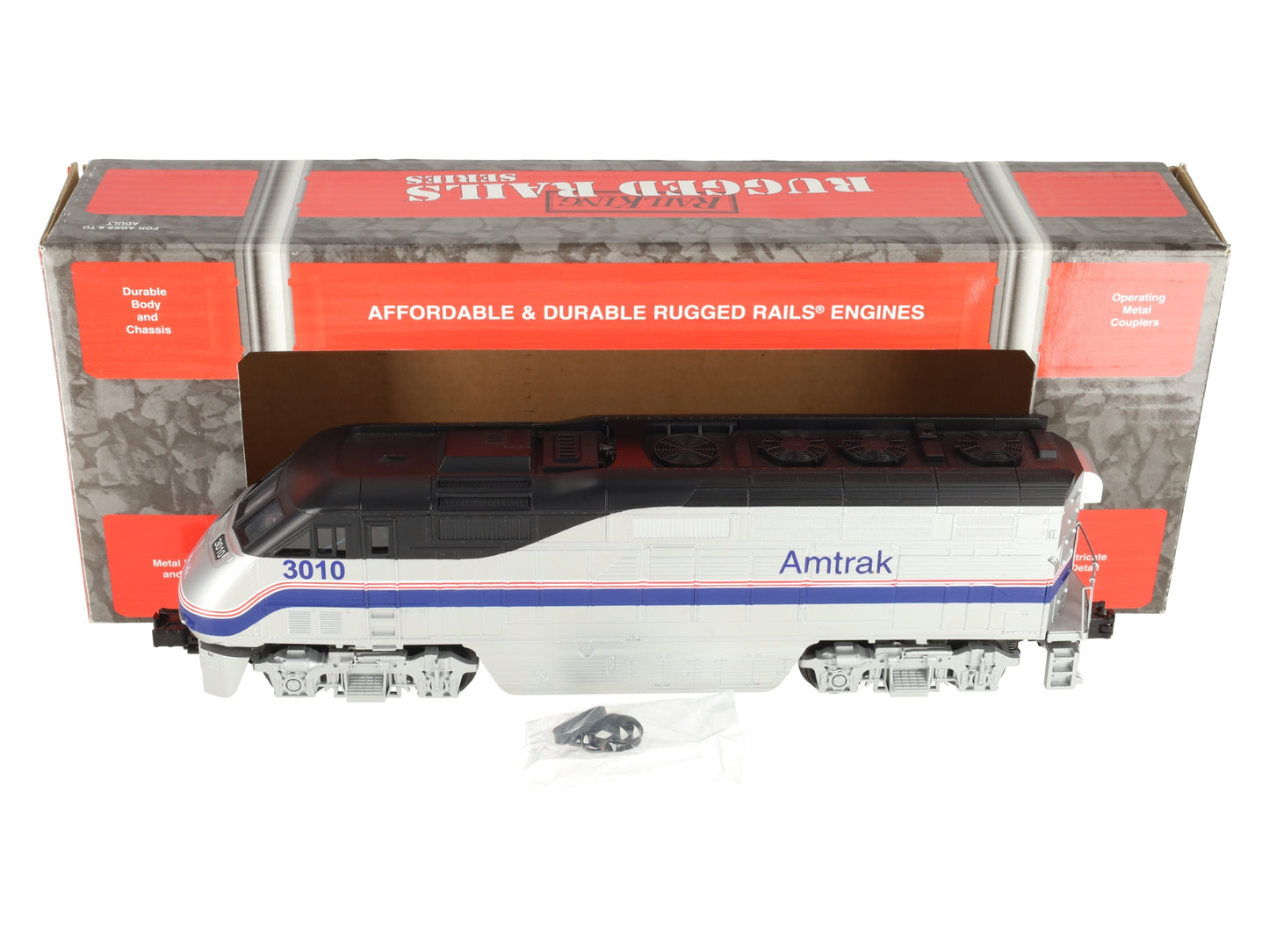 MTH 33-2002-0 Amtrak F59PH Diesel Engine - With Loco-Sound #3010 EX/Box