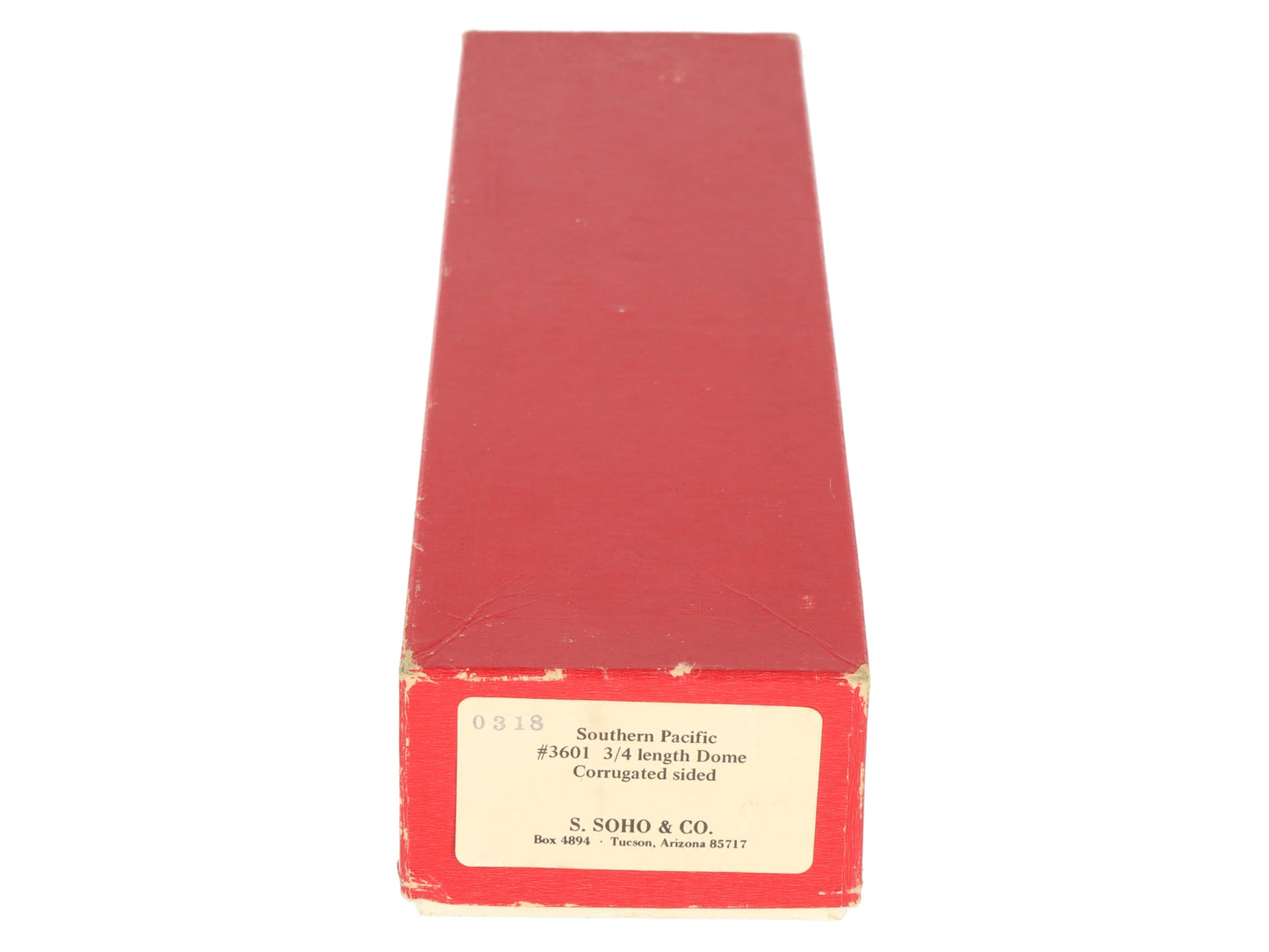 S. Soho & Co. 0318 HO Brass SP Dome Corrugated Sided Car #3604 - Custom/Box