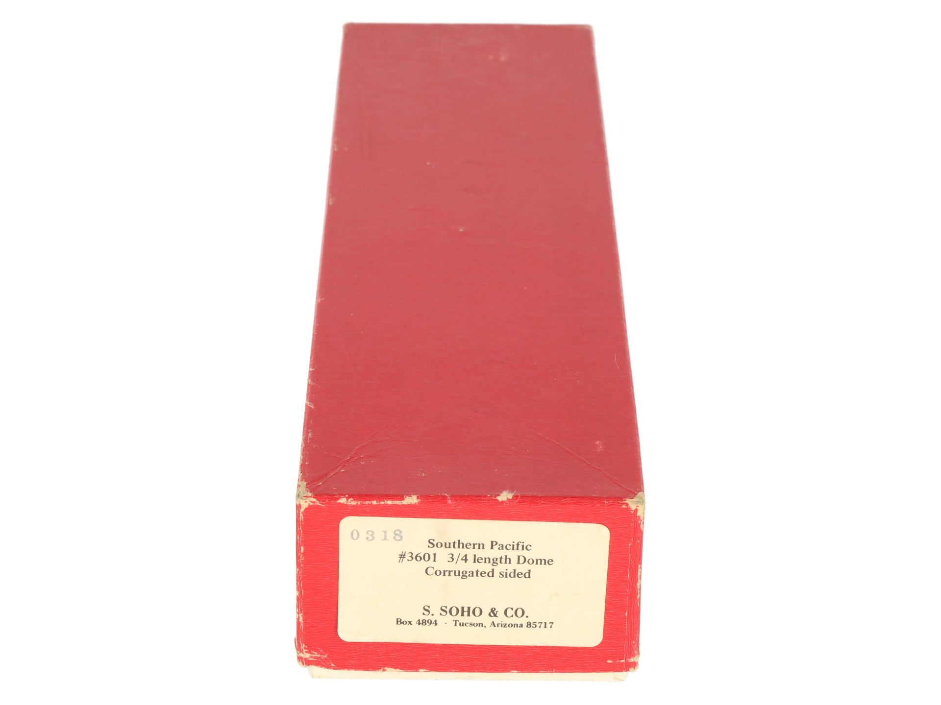 S. Soho & Co. 0318 HO Brass SP Dome Corrugated Sided Car #3604 - Custom/Box