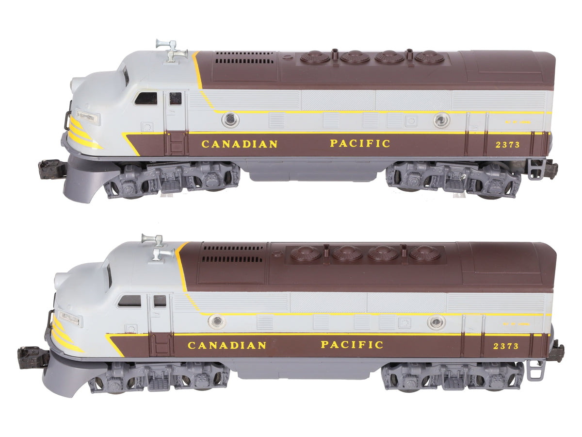 Lionel O Gauge Canadian Pacific F-3 AA Locomotive Set #2373/2373 - Custom EX