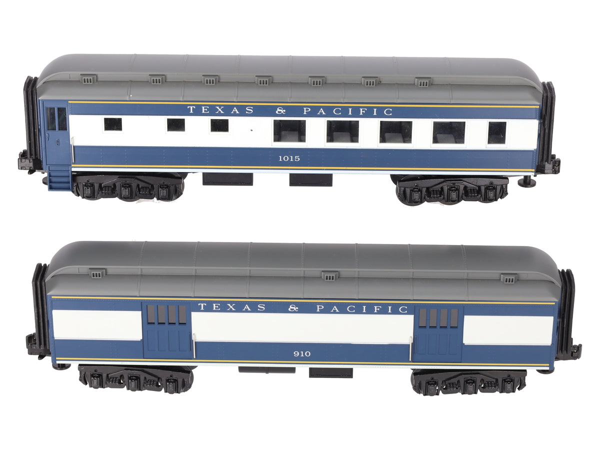 MTH 30-6224 O Texas & Pacific Madison Baggage/Diner Set LN/Box