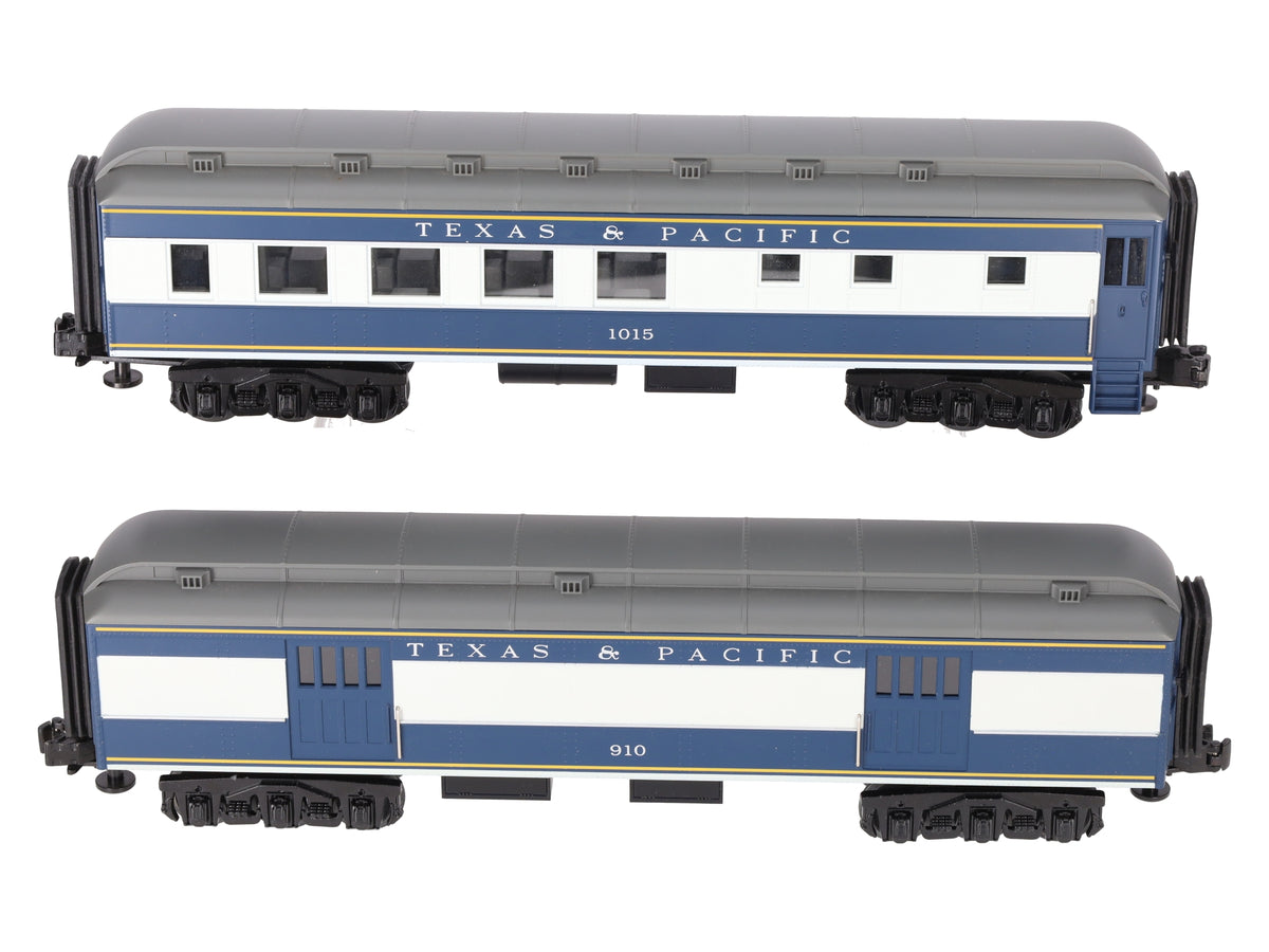 MTH 30-6224 O Texas & Pacific Madison Baggage/Diner Set LN/Box