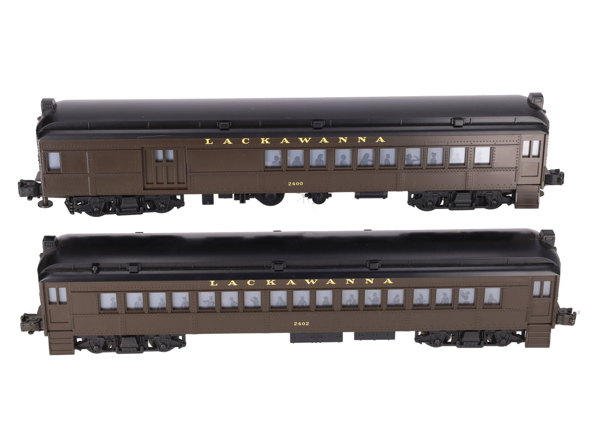 Lionel 6-18305 O Gauge Lackawanna Non-Powered Multiple-Unit Commuter Car Set LN/Box