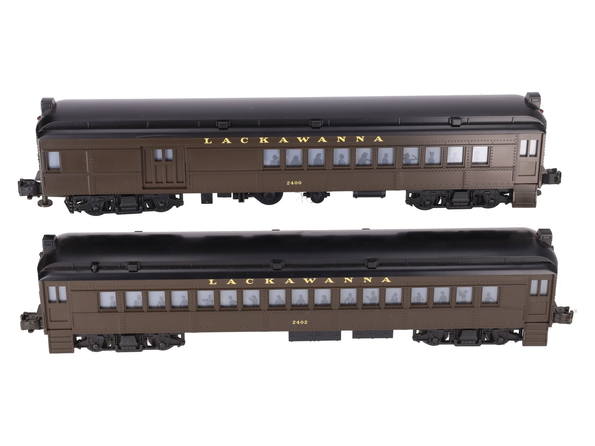 Lionel 6-18305 O Gauge Lackawanna Non-Powered Multiple-Unit Commuter Car Set LN/Box