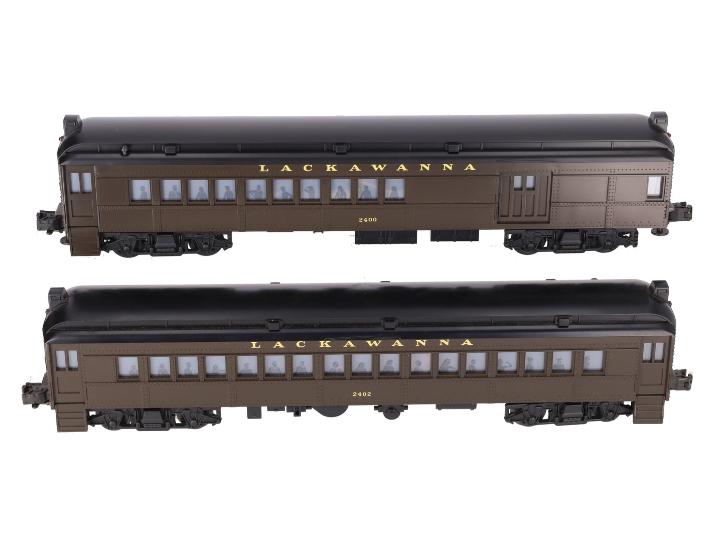 Lionel 6-18305 O Gauge Lackawanna Non-Powered Multiple-Unit Commuter Car Set LN/Box