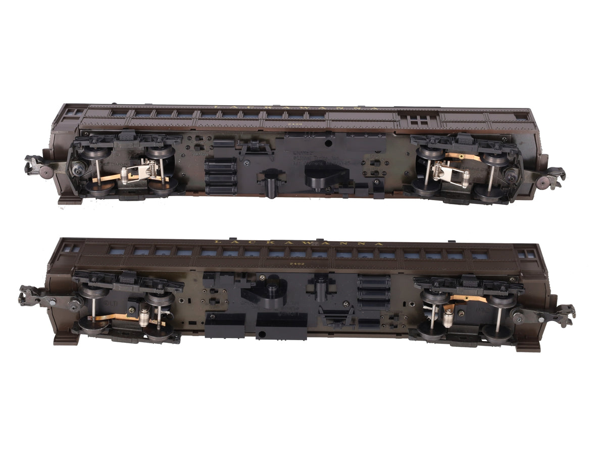 Lionel 6-18305 O Gauge Lackawanna Non-Powered Multiple-Unit Commuter Car Set LN/Box