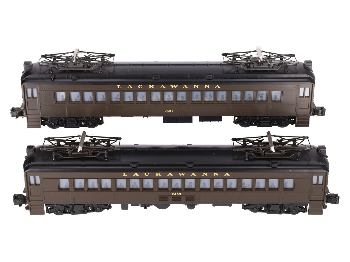 Lionel 6-18304 O Gauge Lackawanna Multiple-Unit Powered Commuter Cars Set LN/Box