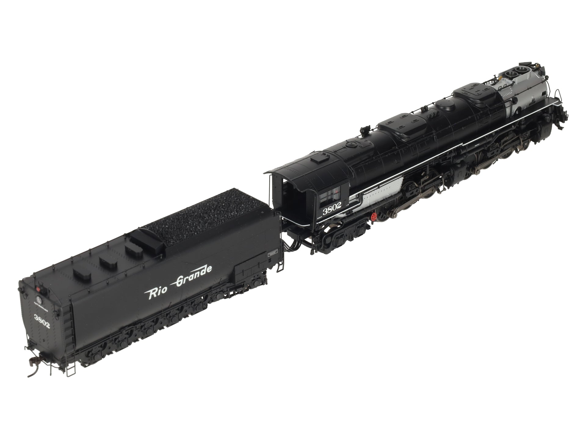 Athearn G9123 HO Denver and Rio Grande Western 4-6-6-4 with DCC & Sound #3802 EX/Box