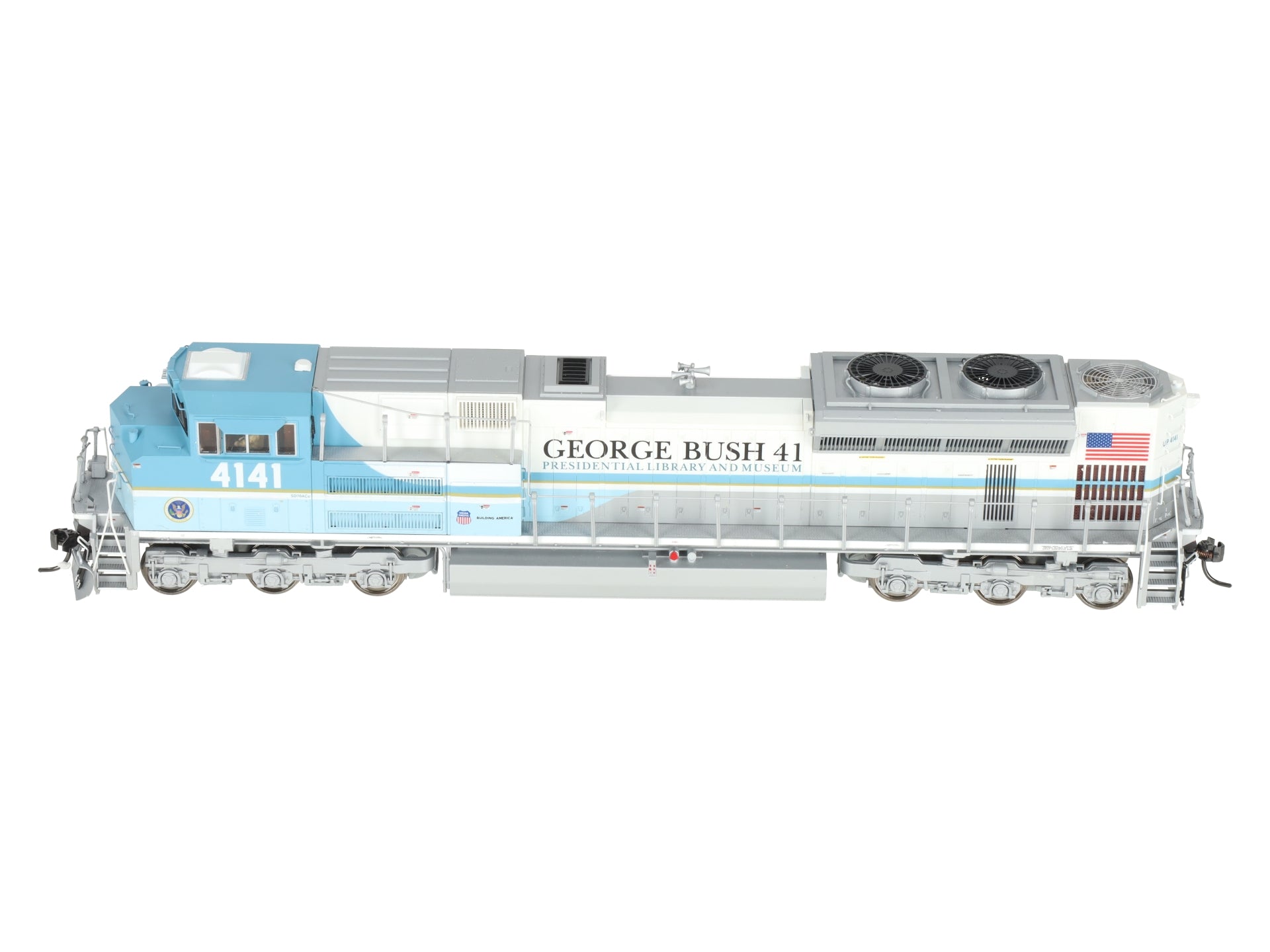 MTH 80-2282-1 HO George Bush SD70ACe Diesel Locomotive w/Sound #4141 EX/Box