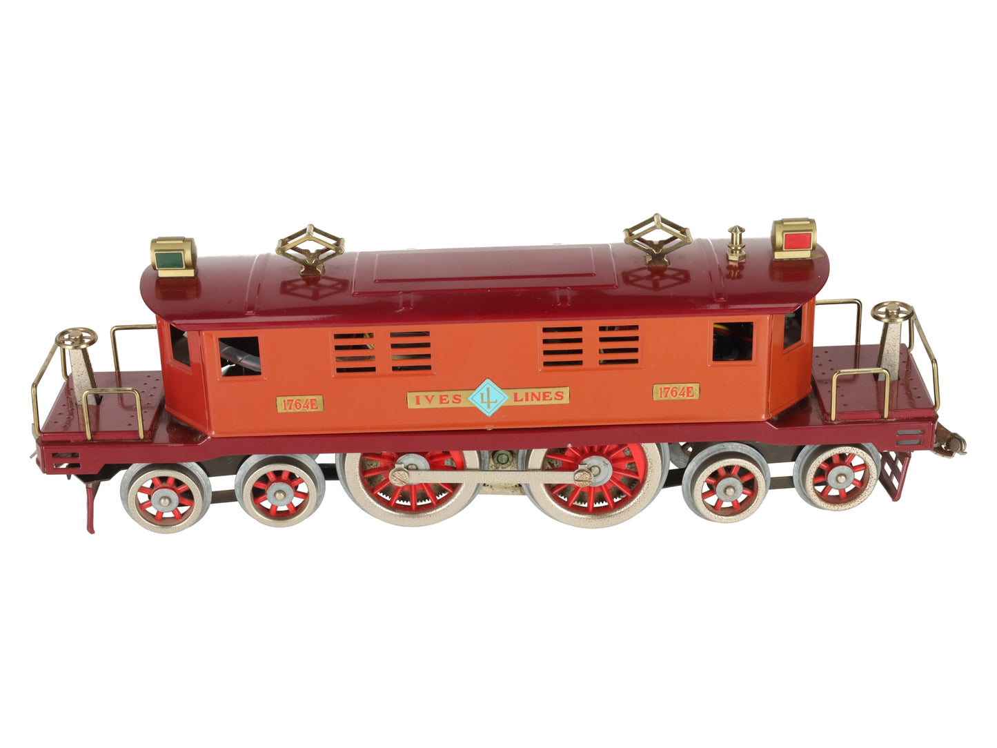 MTH 10-1169-1 Std. Gauge Terra Cotta Ives 1764E Transition Electric Locomotive VG