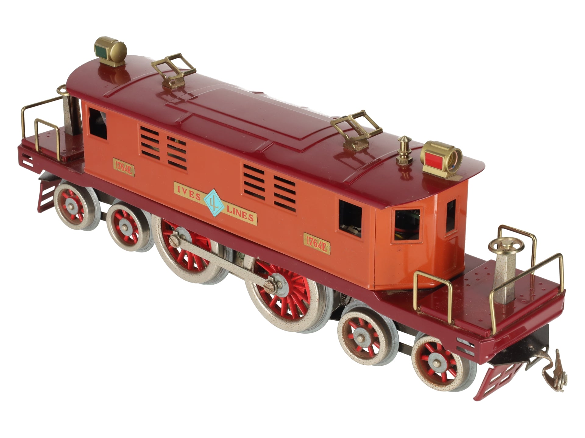 MTH 10-1169-1 Std. Gauge Terra Cotta Ives 1764E Transition Electric Locomotive VG