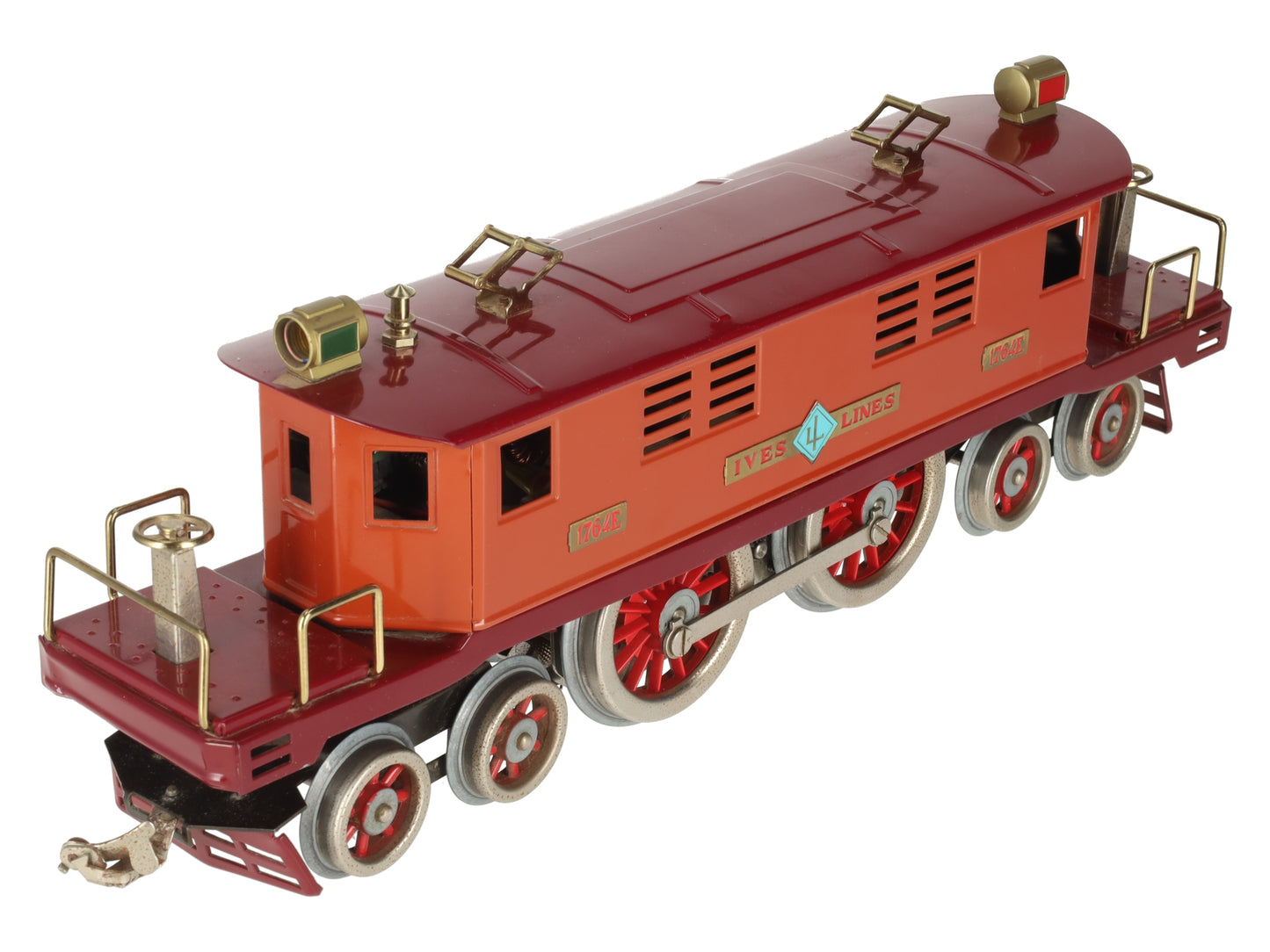MTH 10-1169-1 Std. Gauge Terra Cotta Ives 1764E Transition Electric Locomotive VG
