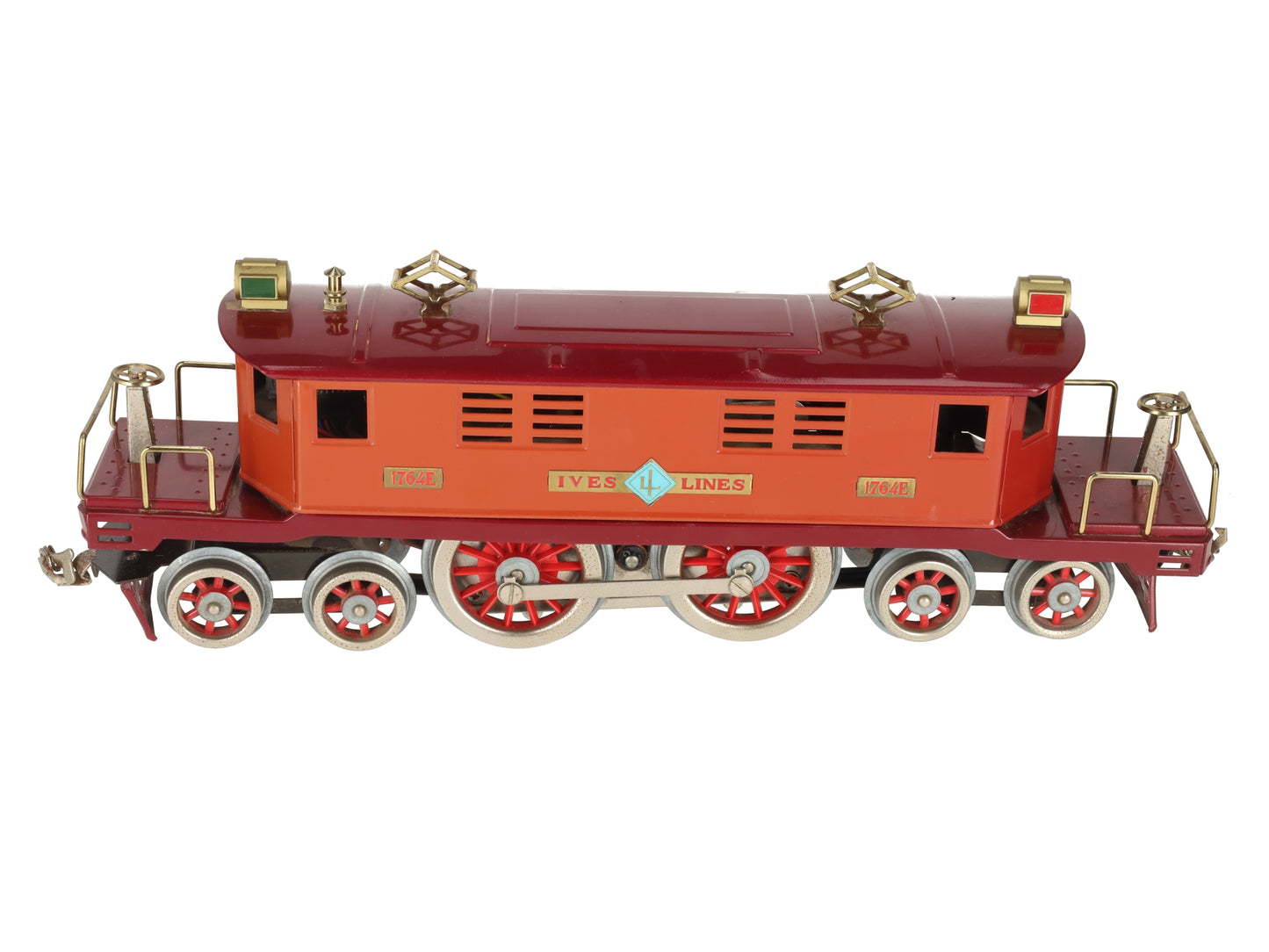 MTH 10-1169-1 Std. Gauge Terra Cotta Ives 1764E Transition Electric Locomotive VG