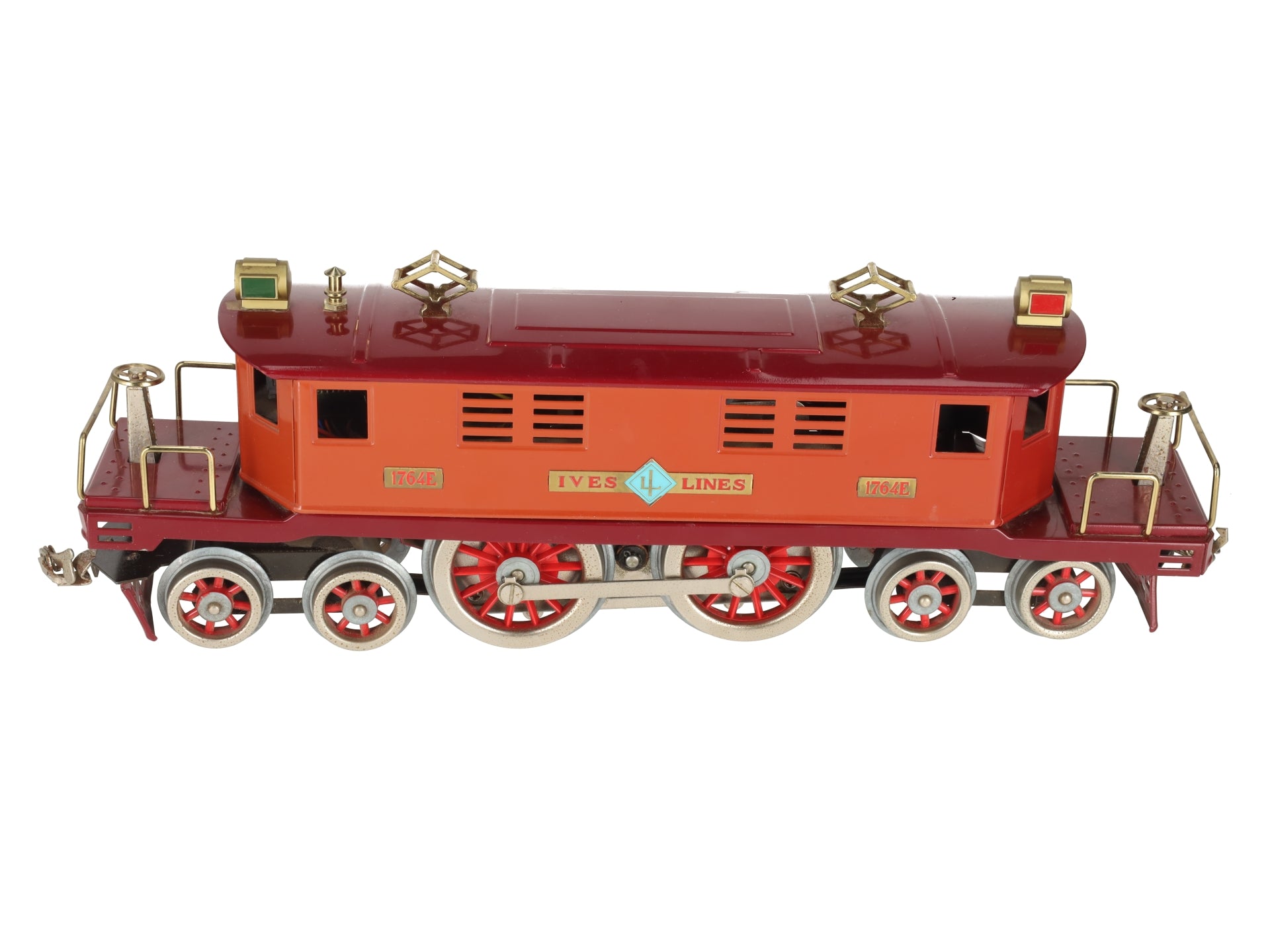 MTH 10-1169-1 Std. Gauge Terra Cotta Ives 1764E Transition Electric Locomotive VG