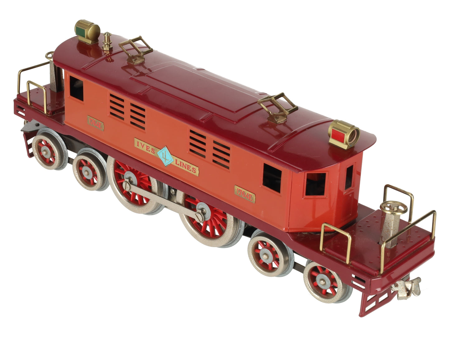 MTH 10-1169-1 Std. Gauge Terra Cotta Ives 1764E Transition Electric Locomotive VG
