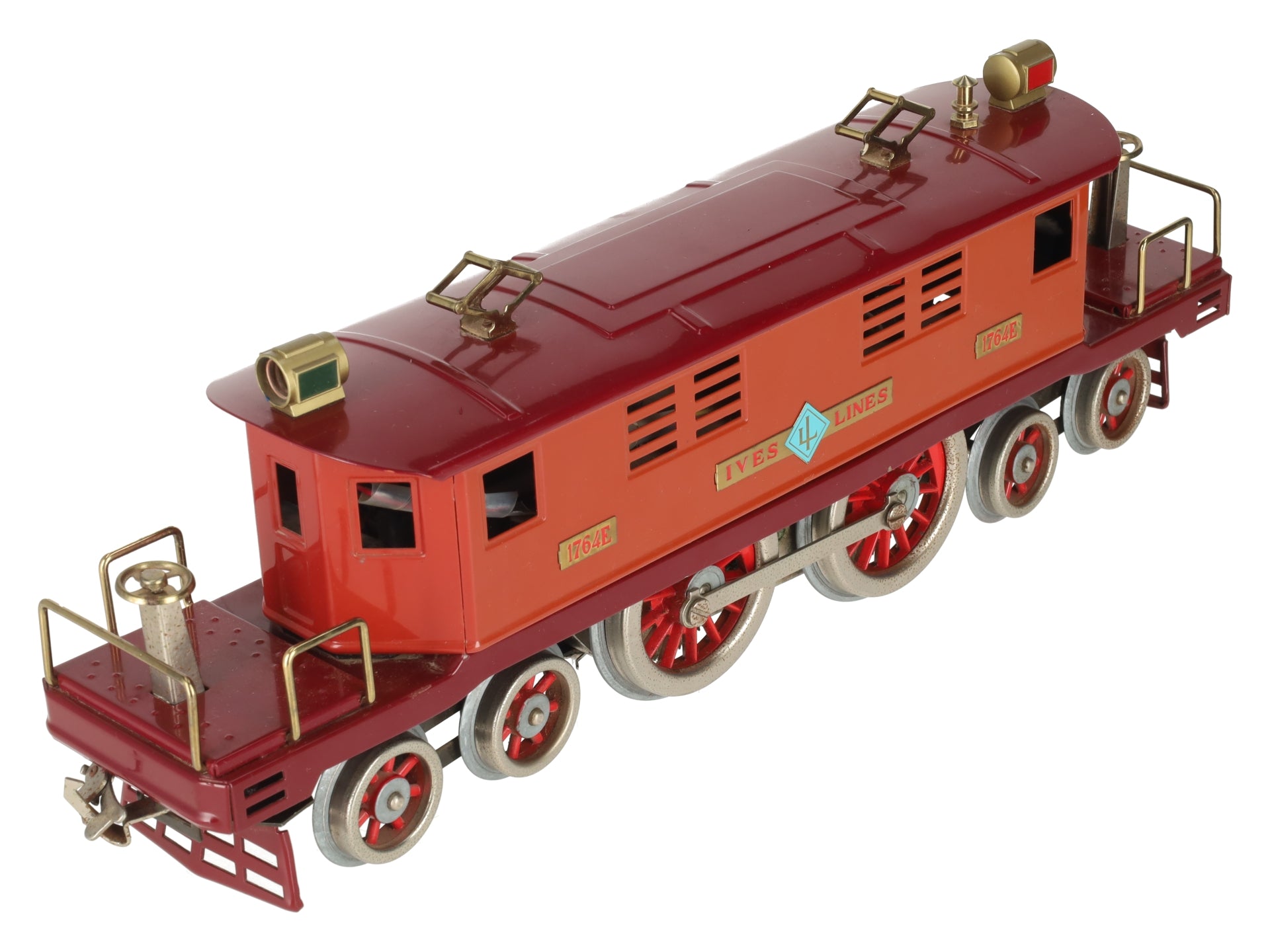 MTH 10-1169-1 Std. Gauge Terra Cotta Ives 1764E Transition Electric Locomotive VG