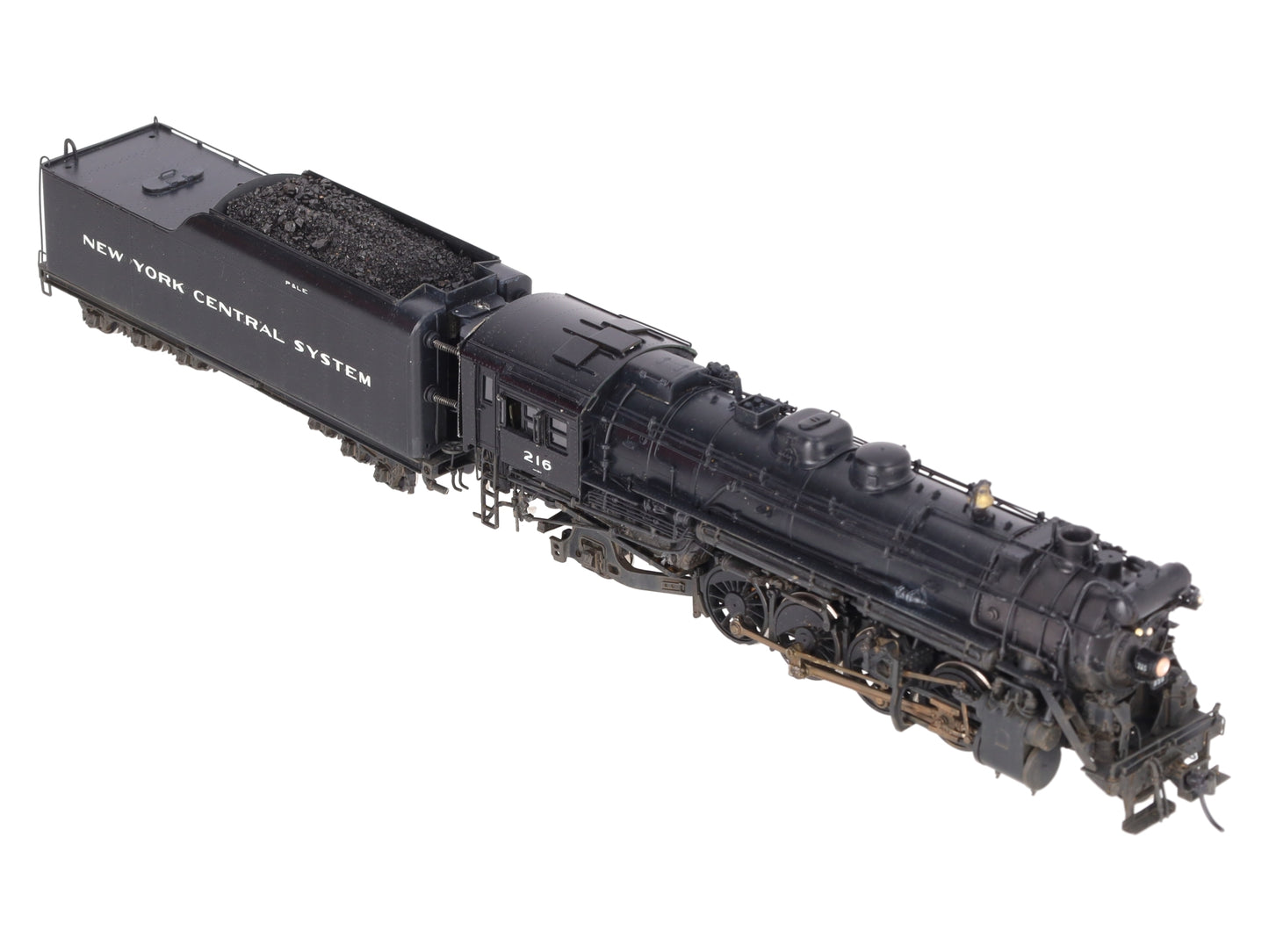 Overland 1453 HO BRASS P&LE 'H106' 2-8-2 Steam Loco & Tender(Vestibule) -Painted/Box