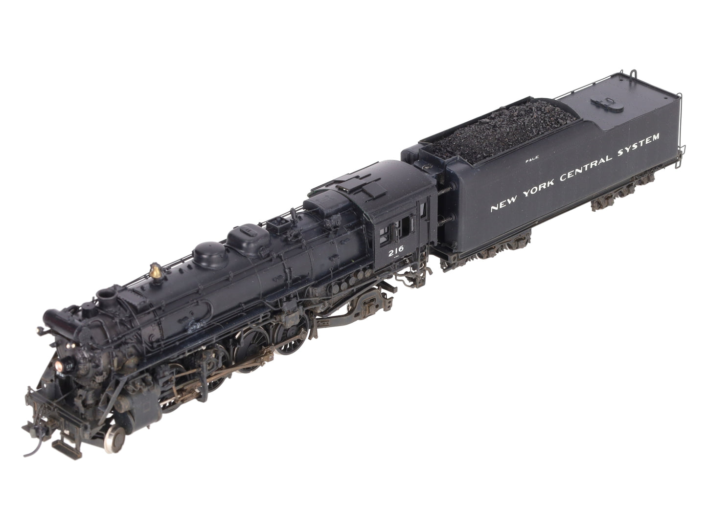 Overland 1453 HO BRASS P&LE 'H106' 2-8-2 Steam Loco & Tender(Vestibule) -Painted/Box
