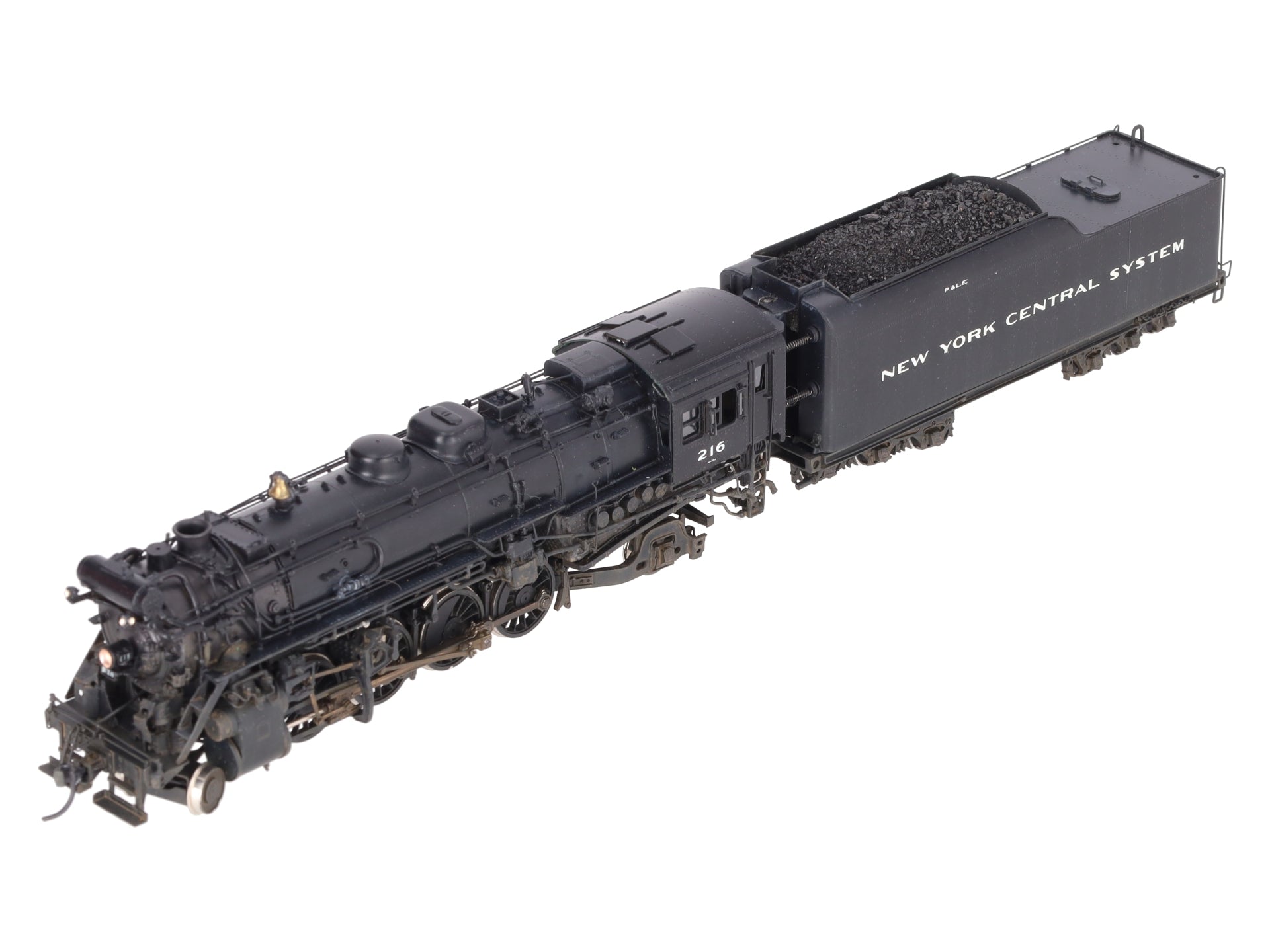 Overland 1453 HO BRASS P&LE 'H106' 2-8-2 Steam Loco & Tender(Vestibule) -Painted/Box