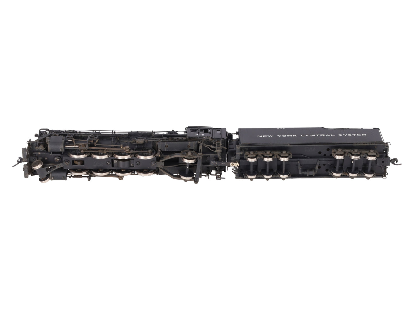 Overland 1453 HO BRASS P&LE 'H106' 2-8-2 Steam Loco & Tender(Vestibule) -Painted/Box