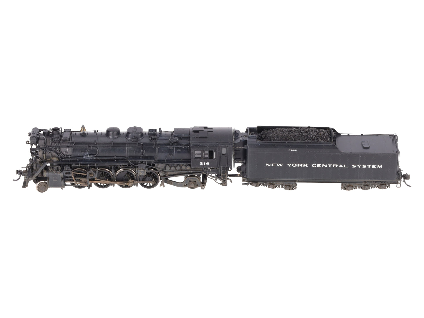 Overland 1453 HO BRASS P&LE 'H106' 2-8-2 Steam Loco & Tender(Vestibule) -Painted/Box
