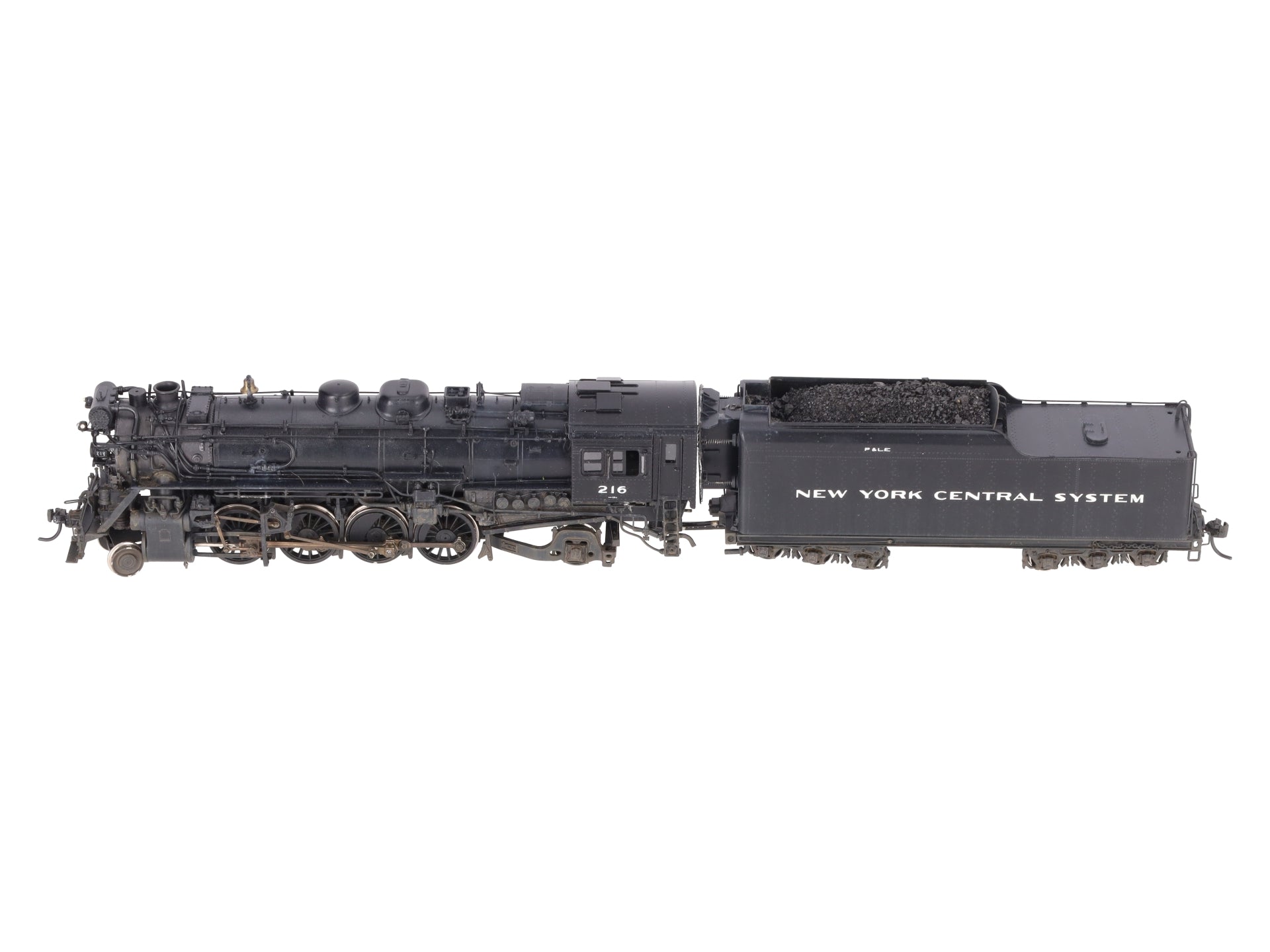 Overland 1453 HO BRASS P&LE 'H106' 2-8-2 Steam Loco & Tender(Vestibule) -Painted/Box
