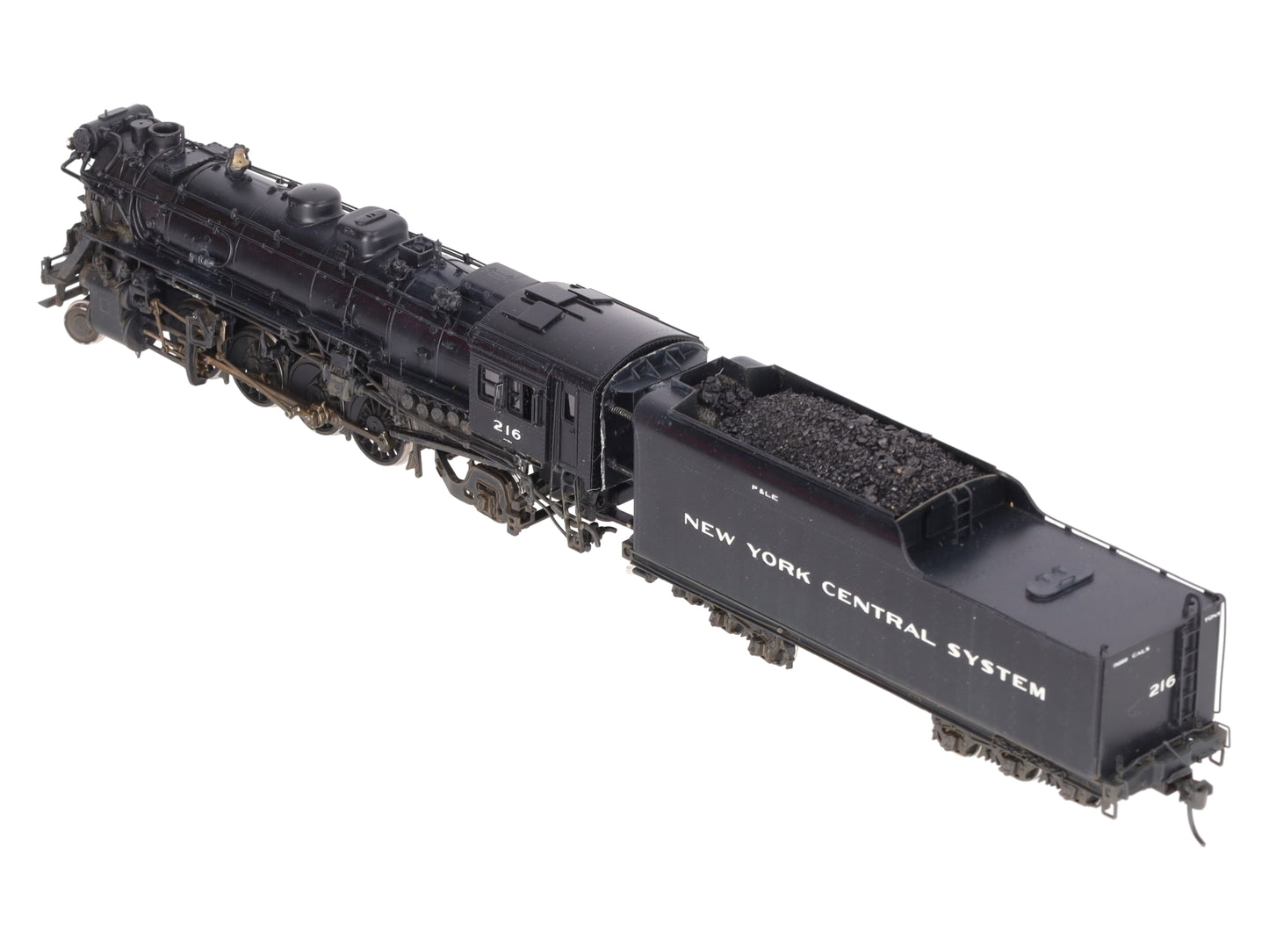 Overland 1453 HO BRASS P&LE 'H106' 2-8-2 Steam Loco & Tender(Vestibule) -Painted/Box