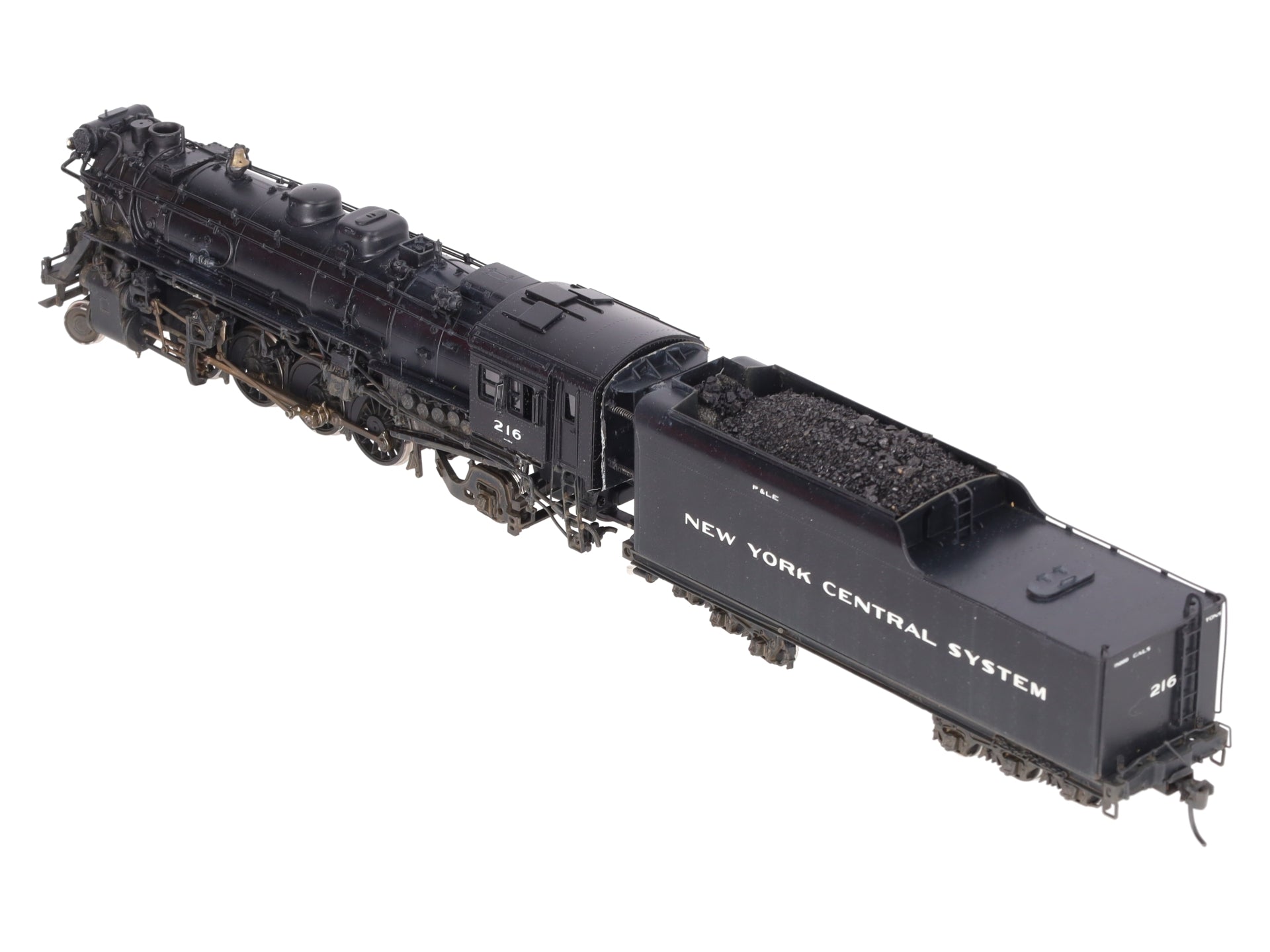 Overland 1453 HO BRASS P&LE 'H106' 2-8-2 Steam Loco & Tender(Vestibule) -Painted/Box