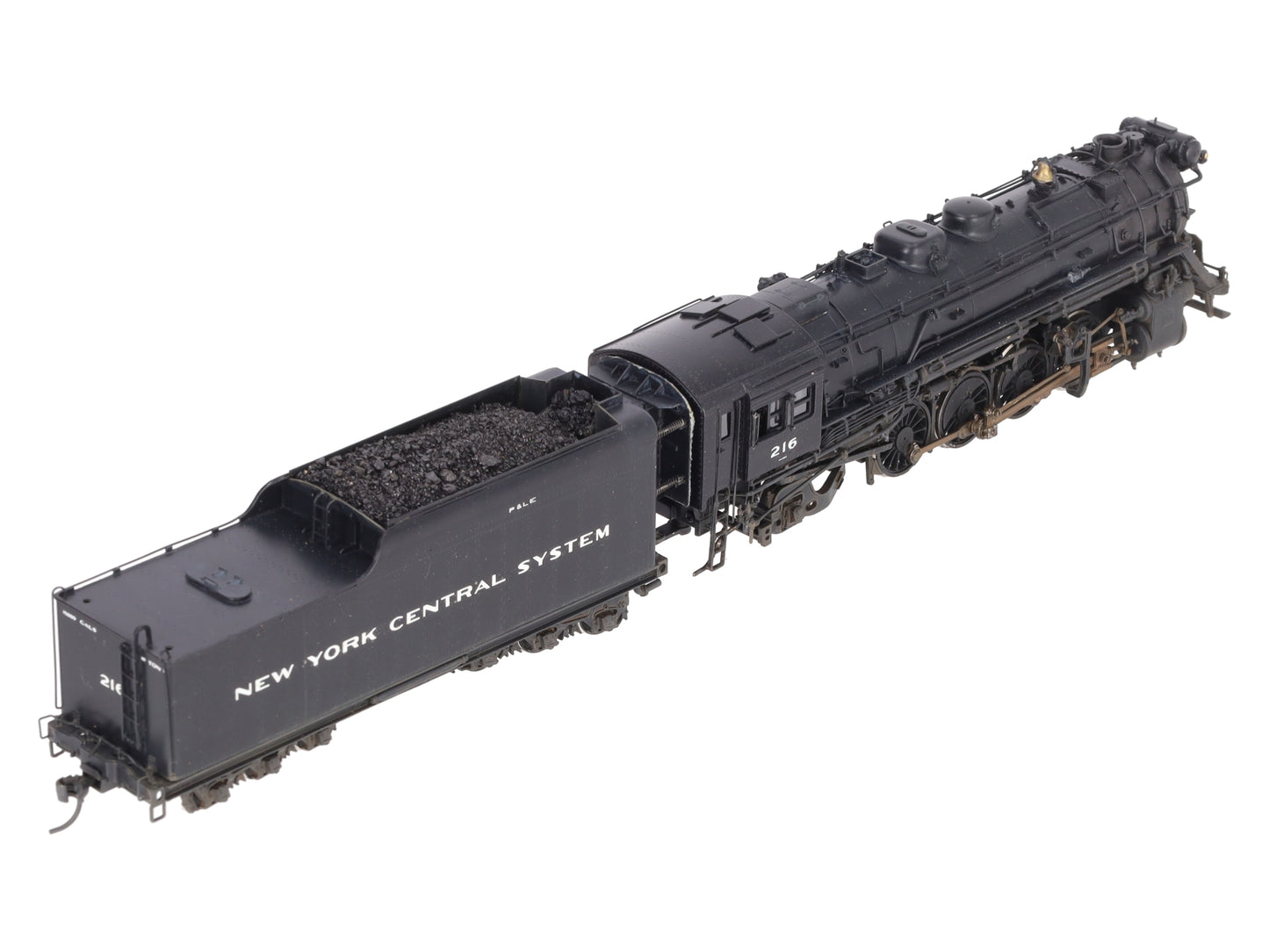 Overland 1453 HO BRASS P&LE 'H106' 2-8-2 Steam Loco & Tender(Vestibule) -Painted/Box