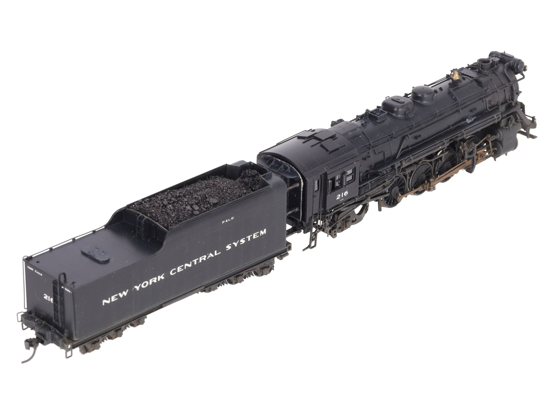 Overland 1453 HO BRASS P&LE 'H106' 2-8-2 Steam Loco & Tender(Vestibule) -Painted/Box