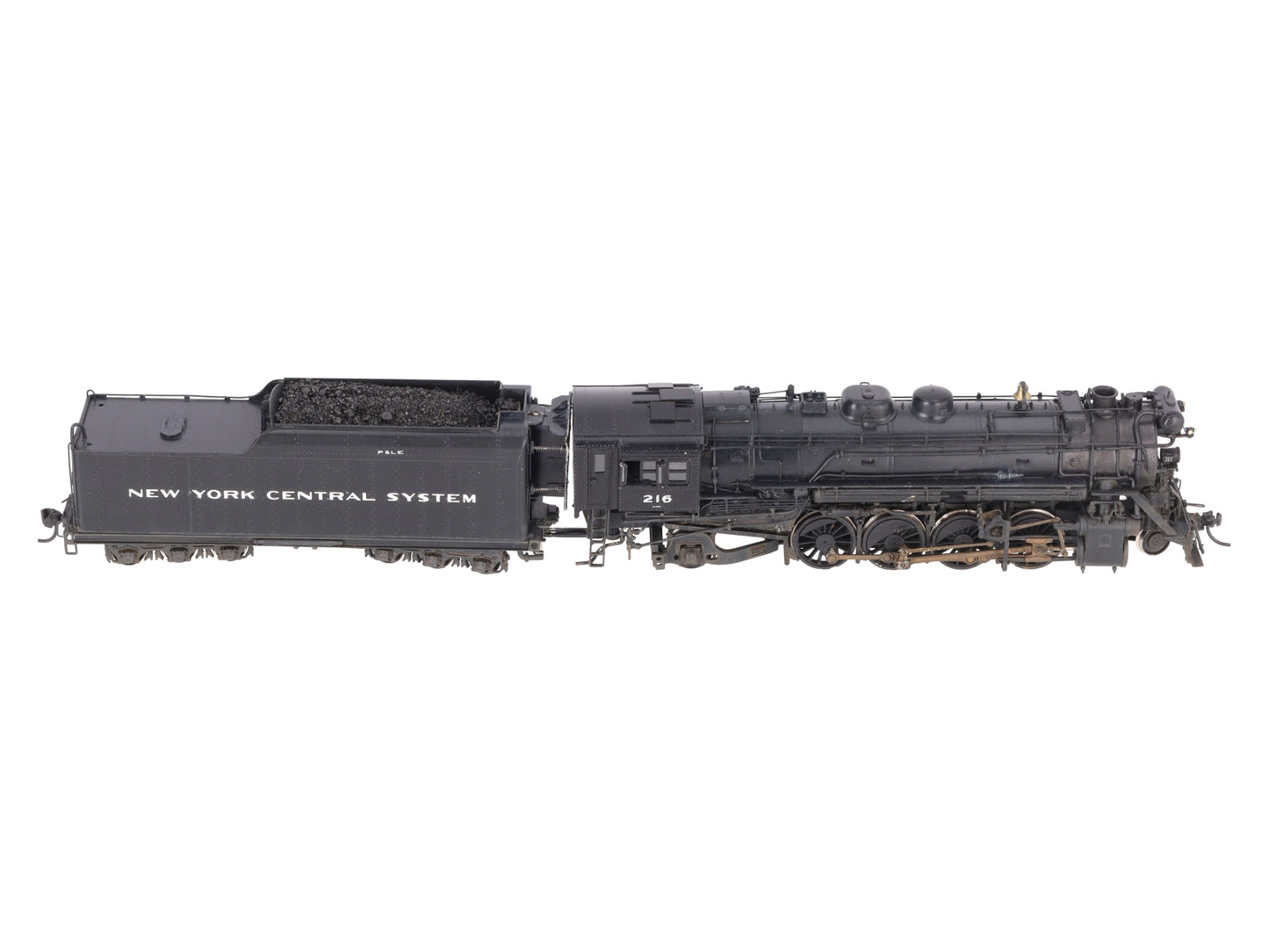 Overland 1453 HO BRASS P&LE 'H106' 2-8-2 Steam Loco & Tender(Vestibule) -Painted/Box