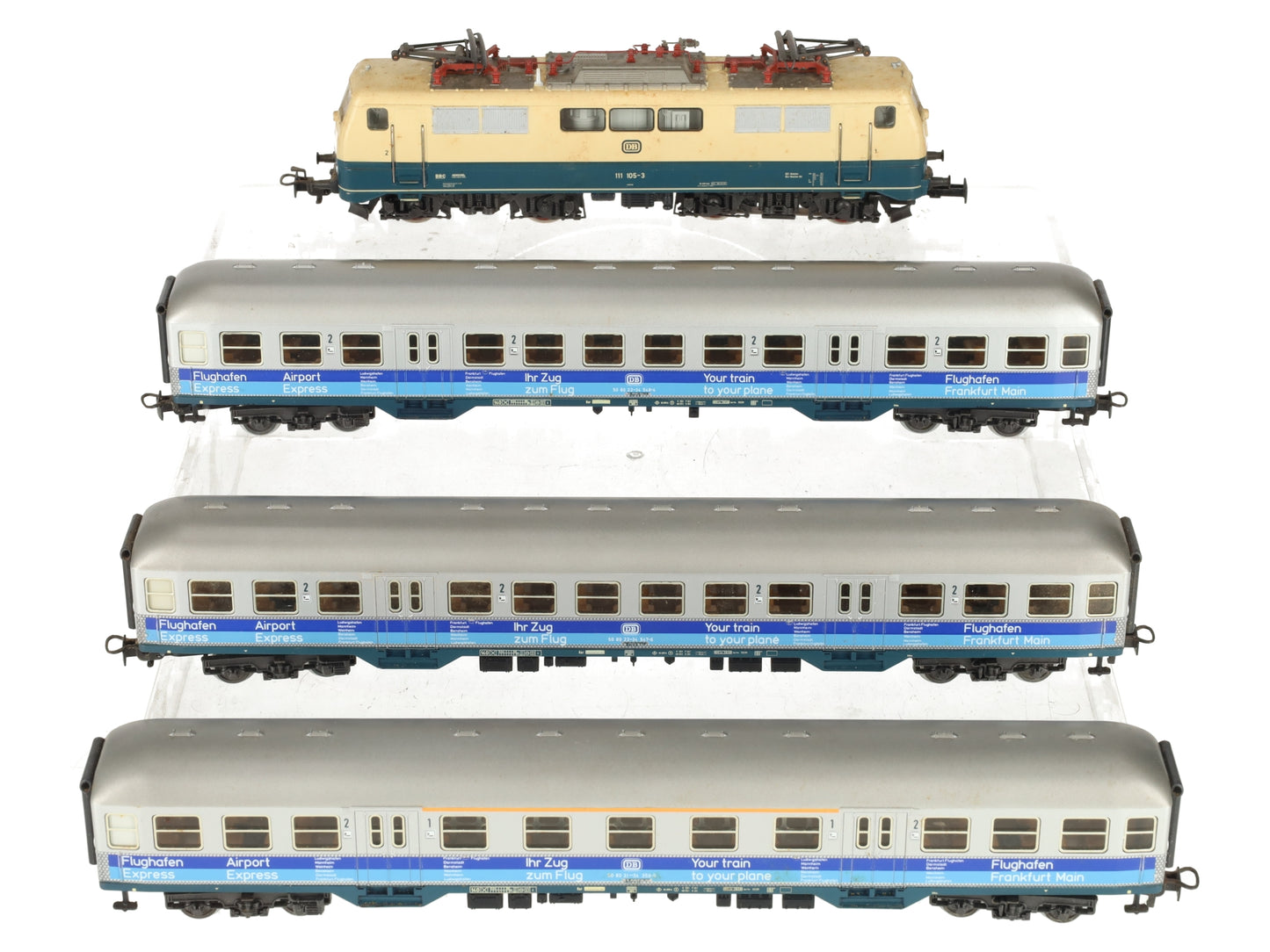 Marklin 2856 Airport Express HO Gauge Electric Passenger Train Set VG