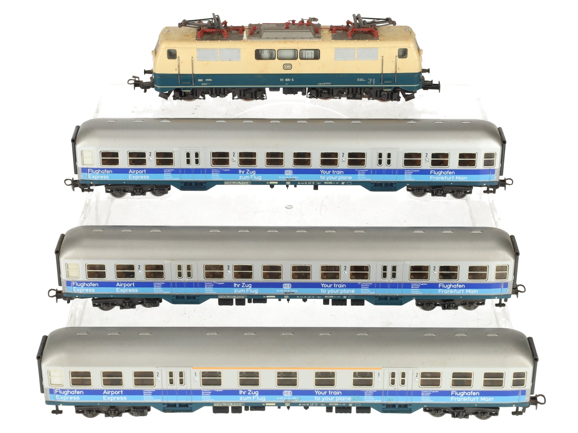 Marklin 2856 Airport Express HO Gauge Electric Passenger Train Set VG