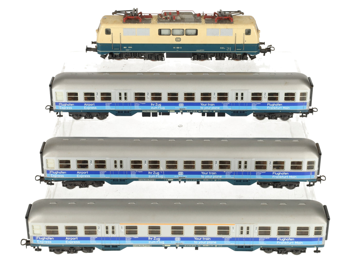 Marklin 2856 Airport Express HO Gauge Electric Passenger Train Set VG