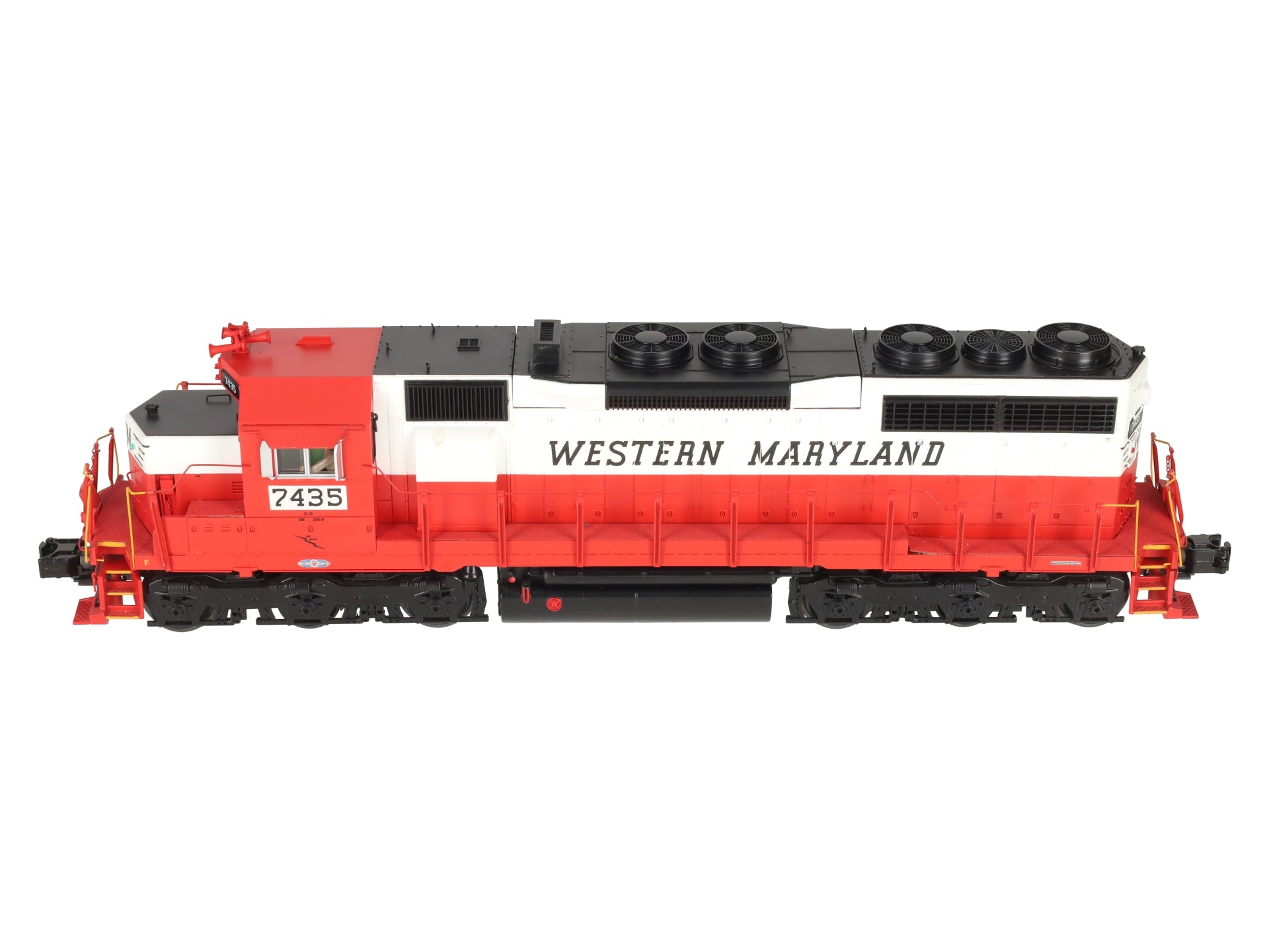 MTH 20-20538-1 O Western Maryland EMD SD35 Diesel Engine w/PS3 #7435 EX/Box