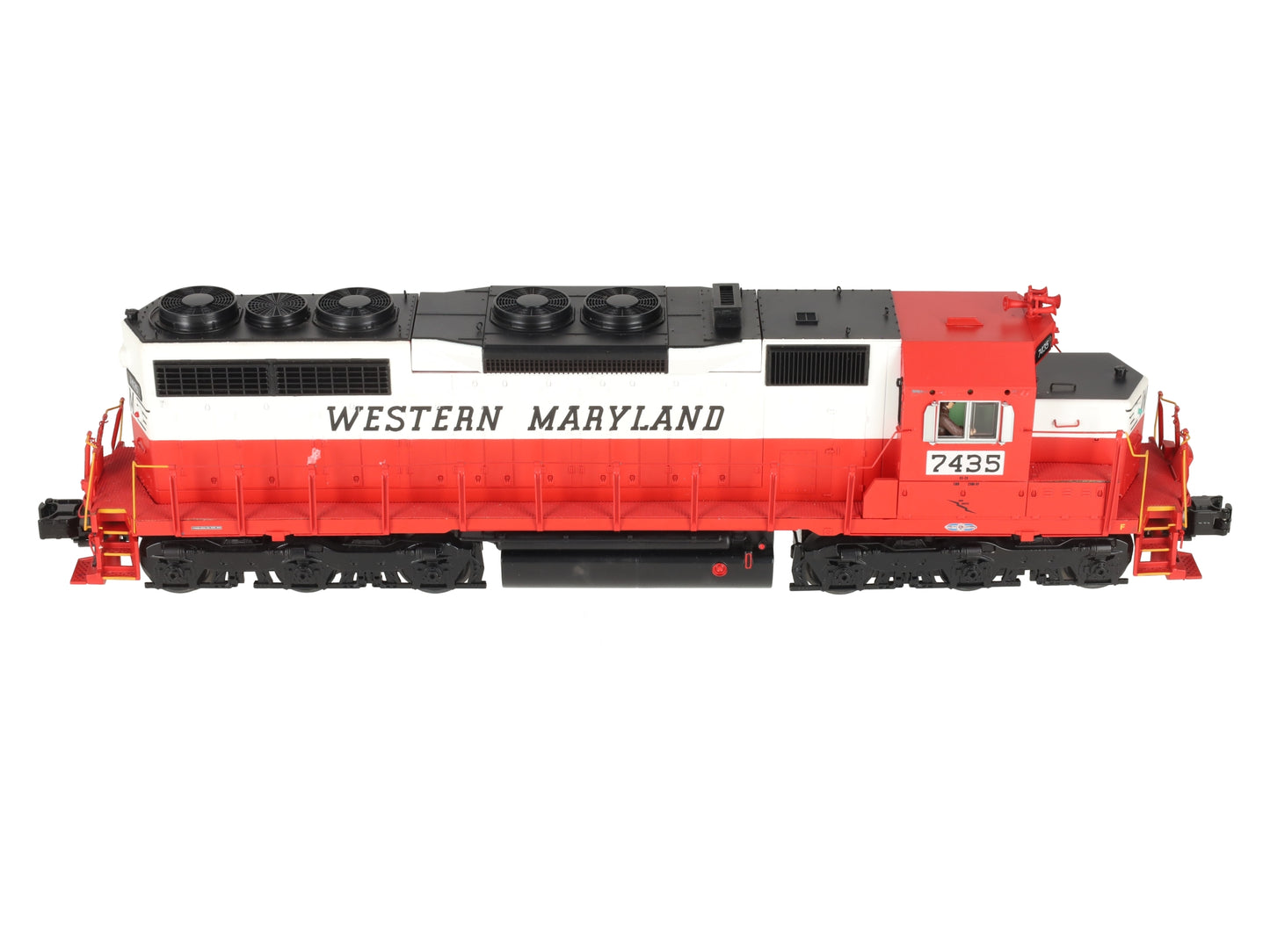 MTH 20-20538-1 O Western Maryland EMD SD35 Diesel Engine w/PS3 #7435 EX/Box