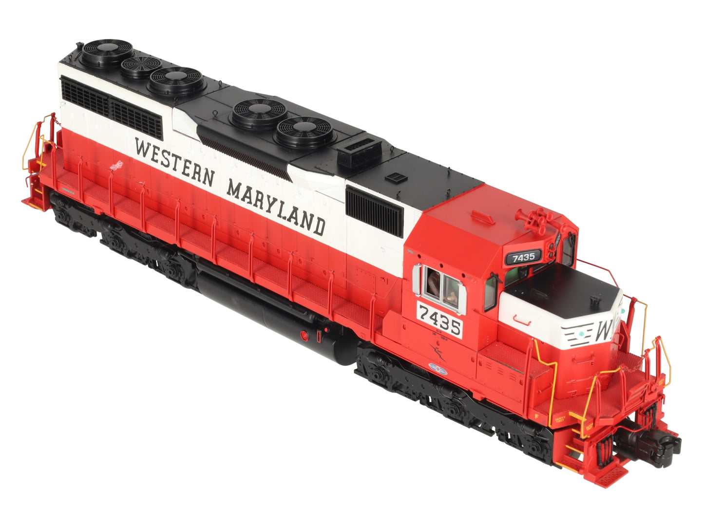 MTH 20-20538-1 O Western Maryland EMD SD35 Diesel Engine w/PS3 #7435 EX/Box