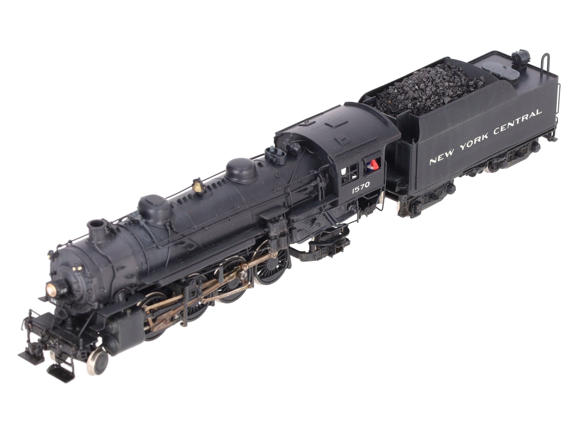 Overland HO Scale BRASS NYC 'H-5t' 2-8-2 Steam Loco & Tender -Painted/Box