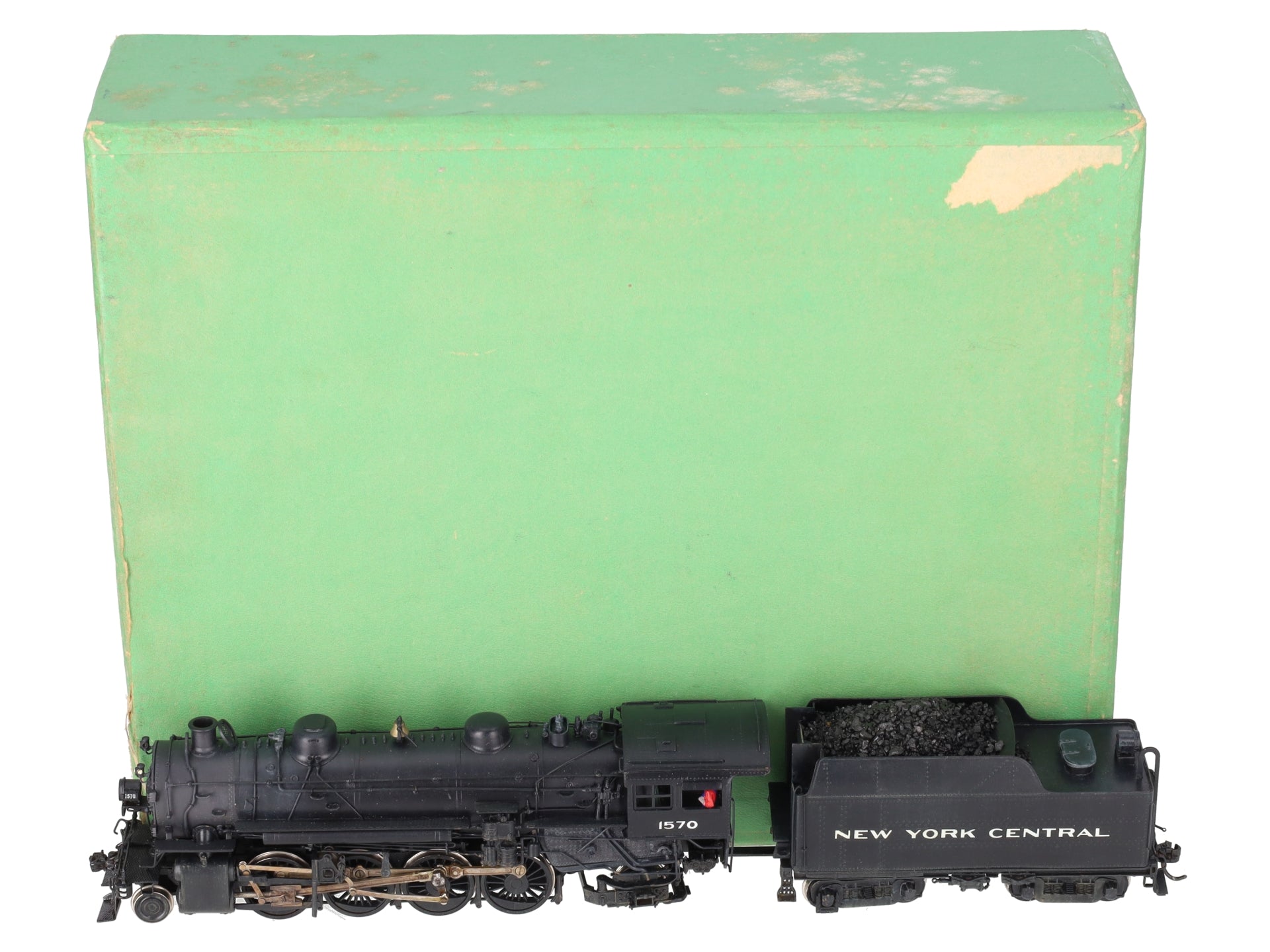 Overland HO Scale BRASS NYC 'H-5t' 2-8-2 Steam Loco & Tender -Painted/Box