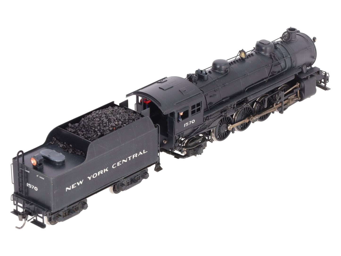 Overland HO Scale BRASS NYC 'H-5t' 2-8-2 Steam Loco & Tender -Painted/Box