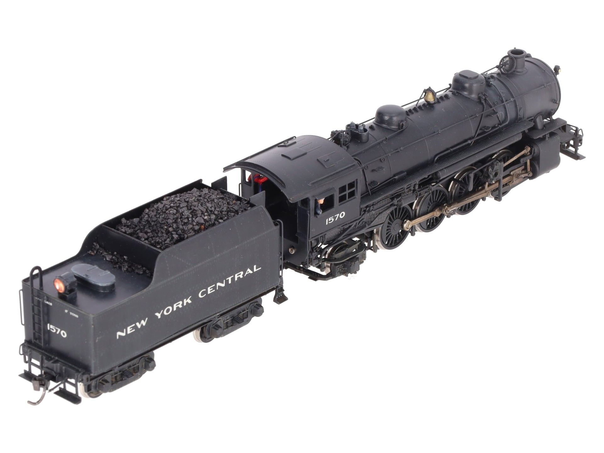 Overland HO Scale BRASS NYC 'H-5t' 2-8-2 Steam Loco & Tender -Painted/Box