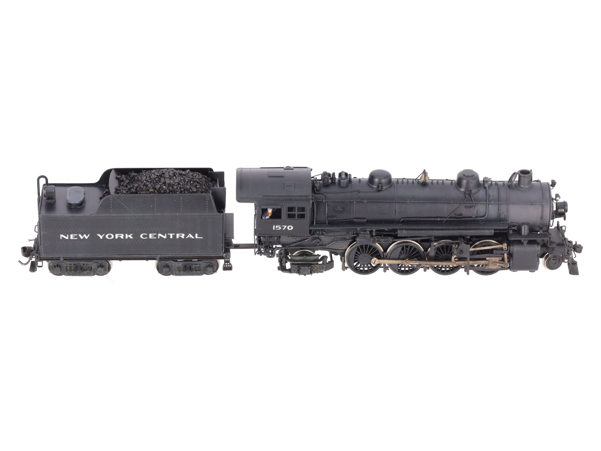 Overland HO Scale BRASS NYC 'H-5t' 2-8-2 Steam Loco & Tender -Painted/Box