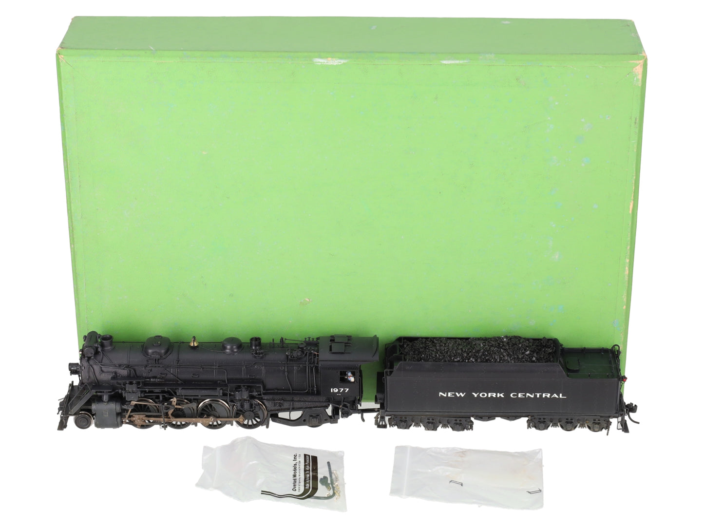 Overland 1518 HO BRASS NYC H7e 2-8-2 Steam Locomotive & Tender -Painted/Box