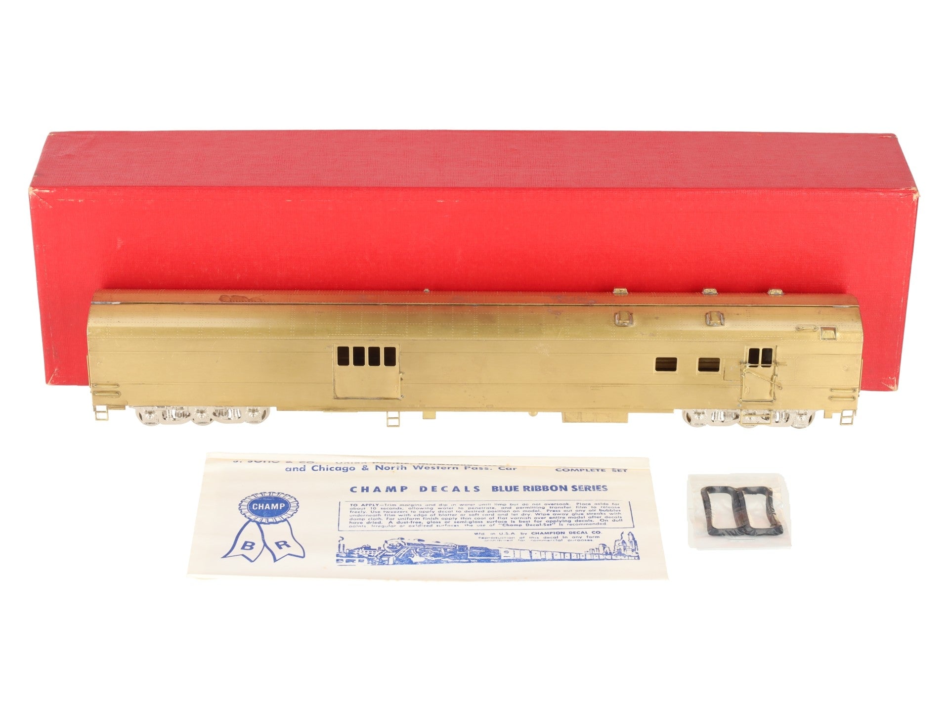 Precision Brass 0257 HO BRASS C&NW Baggage/RPO Passenger Car #8227 - Unpainted VG/Box