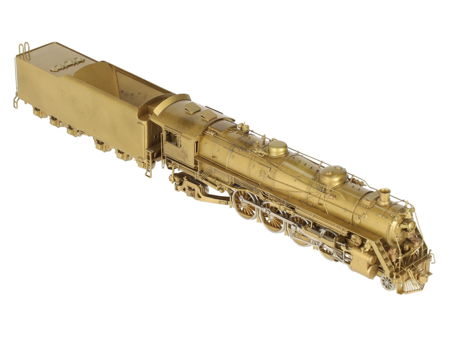 Pacific Fast Mail HO BRASS Soo Line N-20 Class 4-8-2 Steam Loco - Unpainted VG/Box