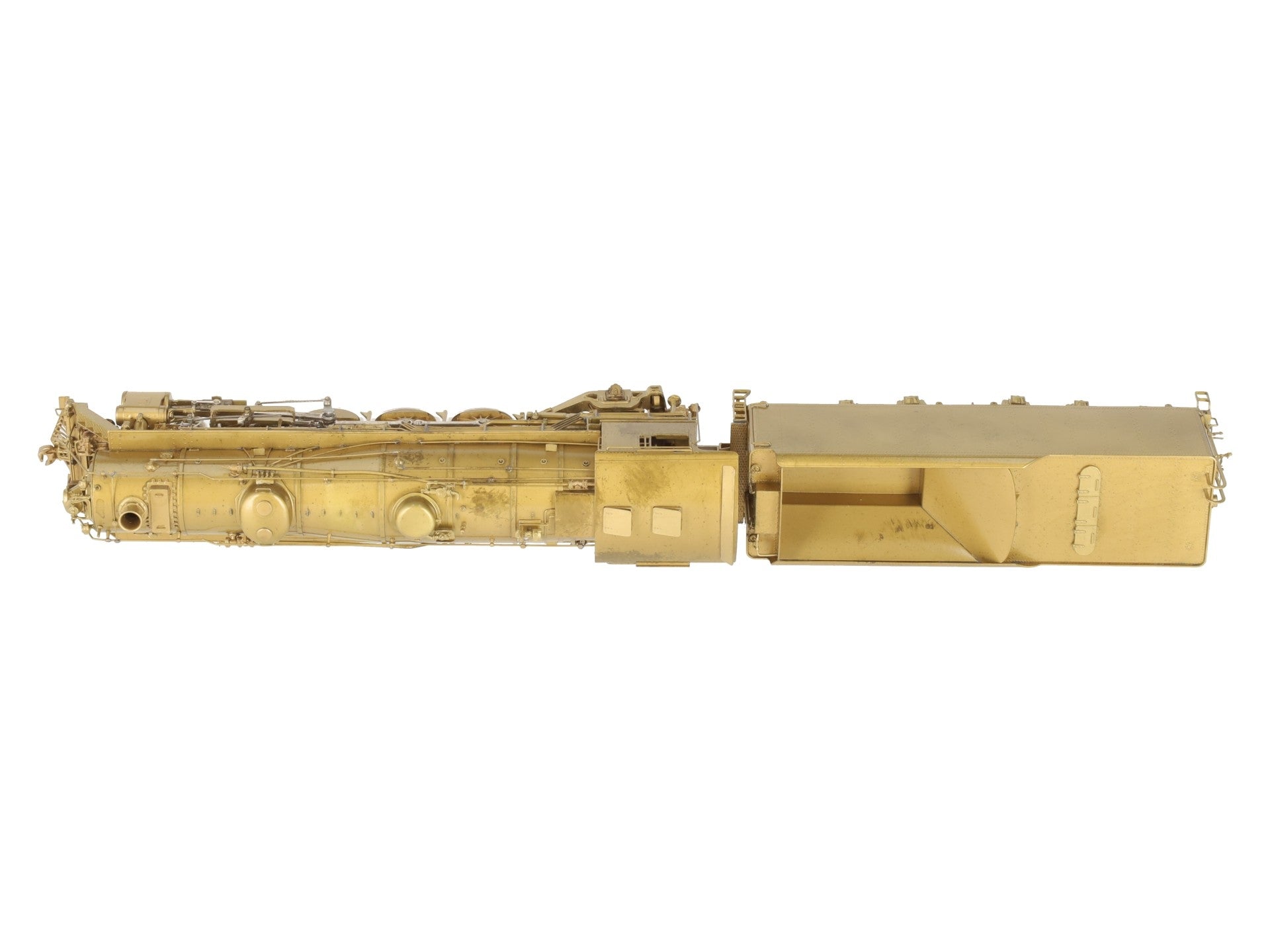 Pacific Fast Mail HO BRASS Soo Line N-20 Class 4-8-2 Steam Loco - Unpainted VG/Box