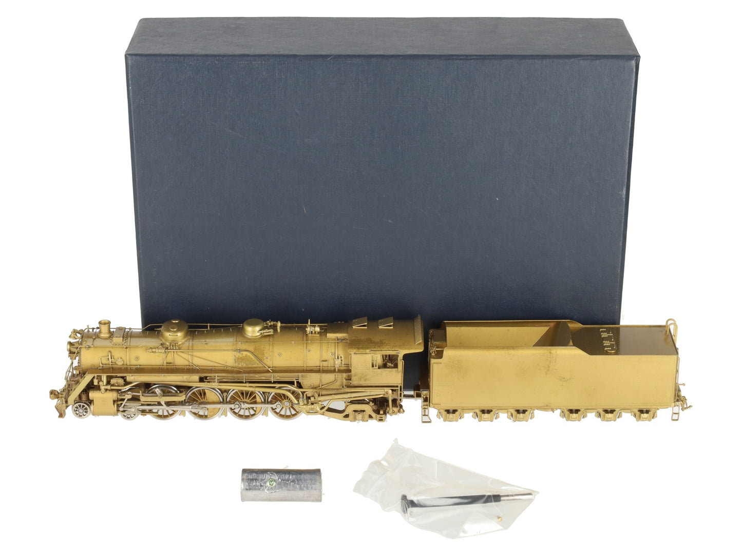 Pacific Fast Mail HO BRASS Soo Line N-20 Class 4-8-2 Steam Loco - Unpainted VG/Box