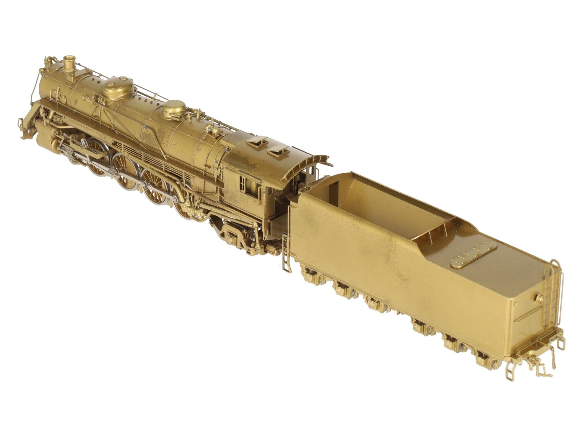 Pacific Fast Mail HO BRASS Soo Line N-20 Class 4-8-2 Steam Loco - Unpainted VG/Box