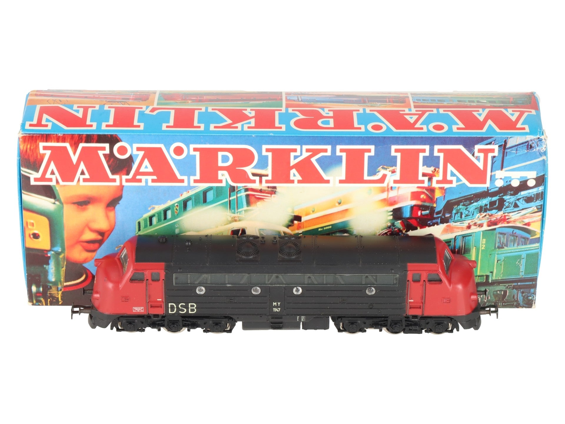 Marklin 3067 HO Scale DSB Diesel Locomotive #1147 EX/Box